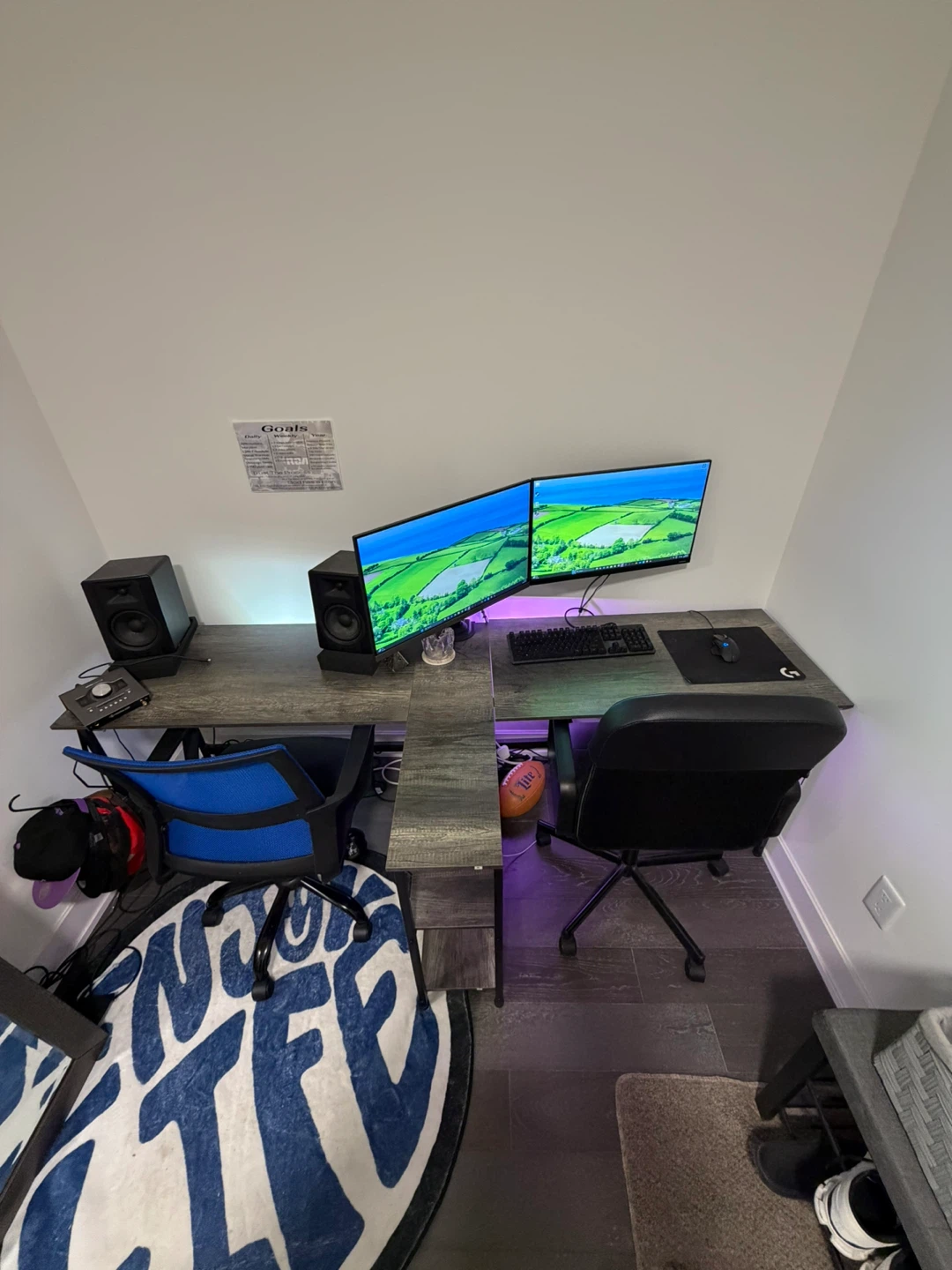 Dual Desk Setup