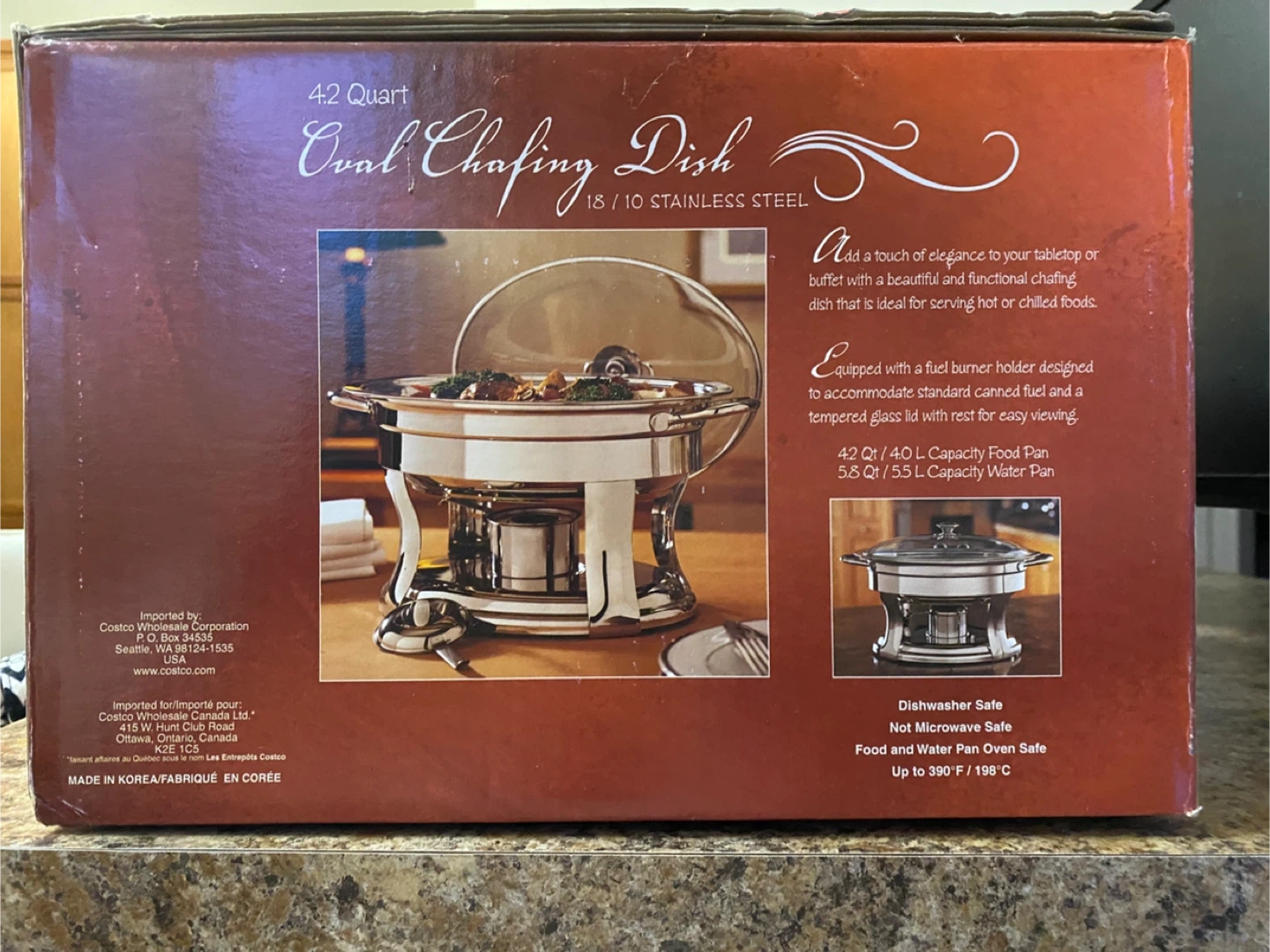 4.2 Quart Oval Chafing Dish - Stainless Steel - photo 2