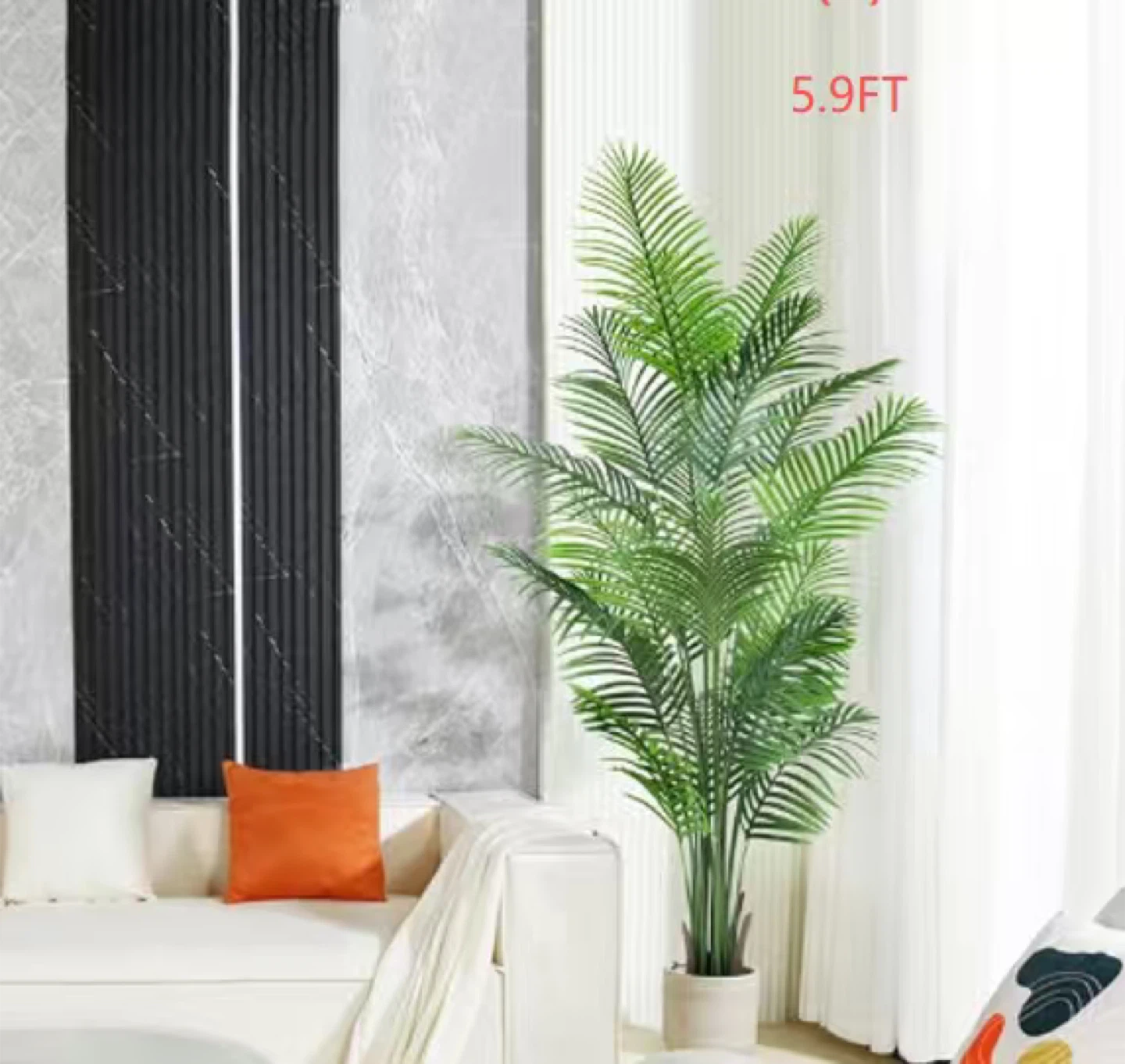 Artificial Palm Tree - 5.9ft - photo 2