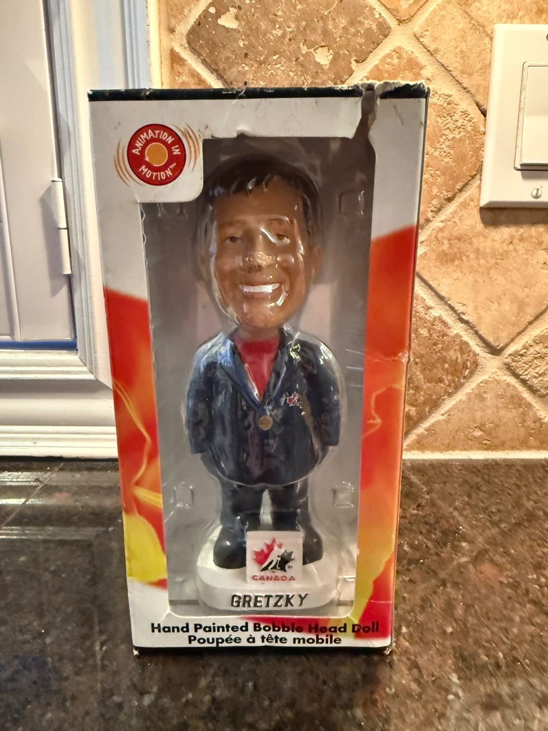 Bobble Dobbles Gretzky Hand Painted Bobble Head Doll