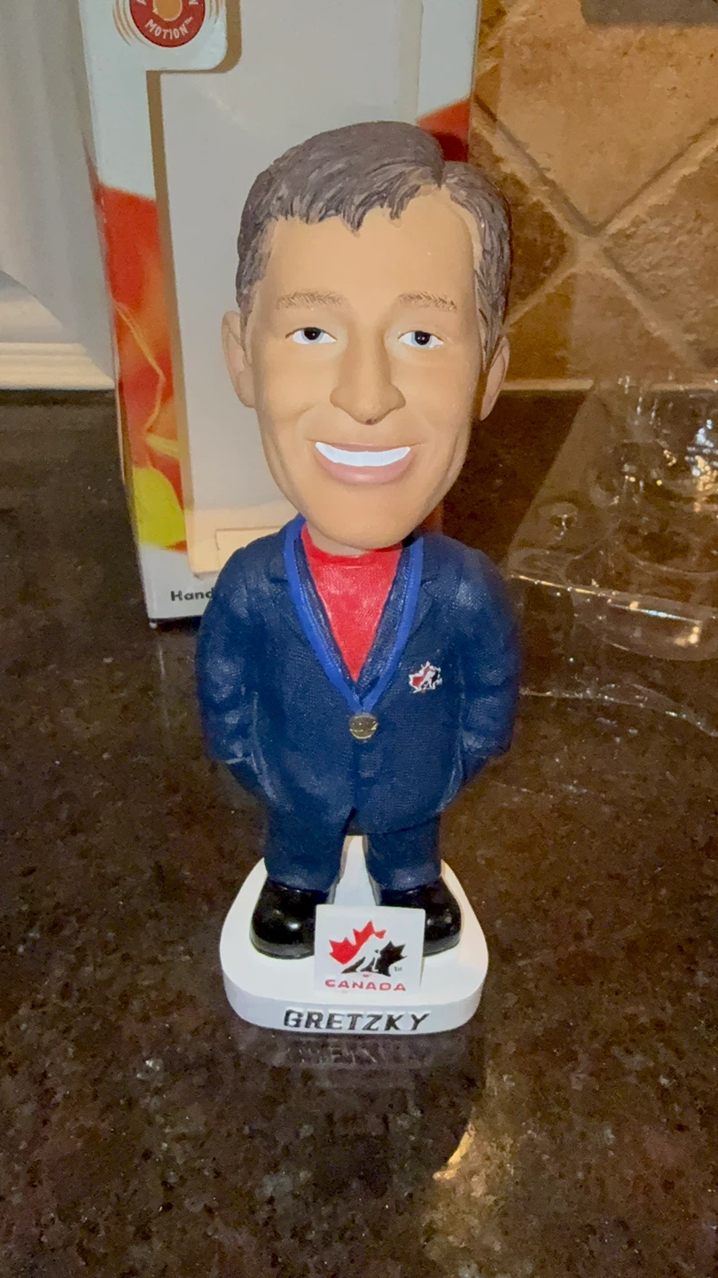 Bobble Dobbles Gretzky Hand Painted Bobble Head Doll - photo 4