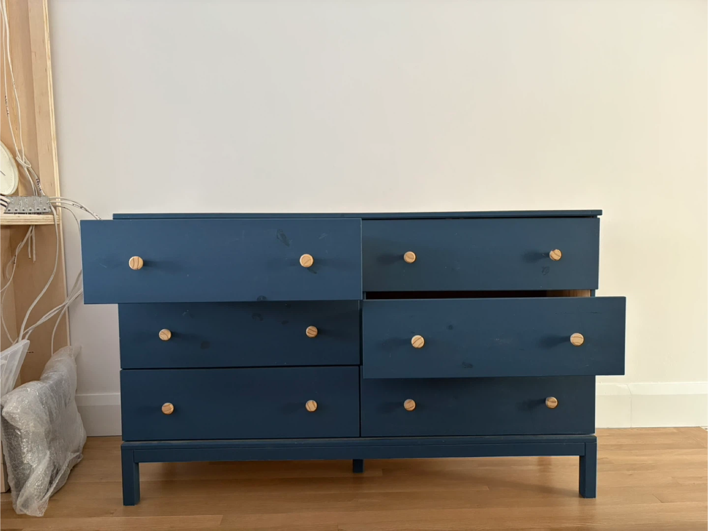 Ikea Tarva Dark Blue Six-Drawer Dresser - photo 3