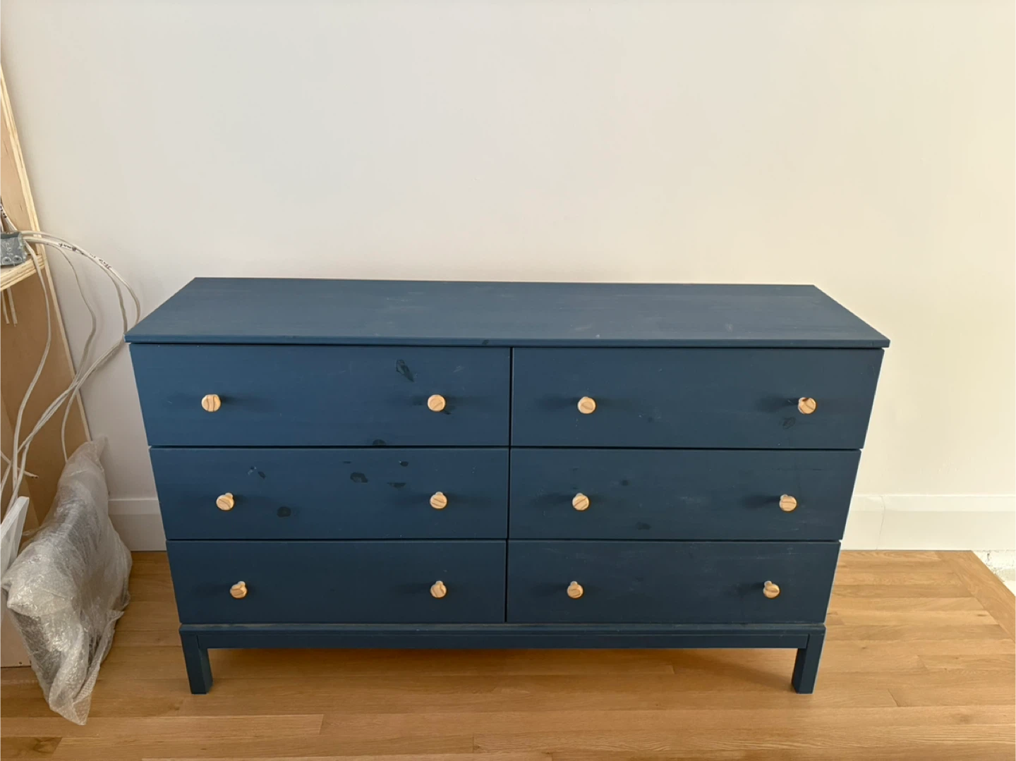 Ikea Tarva Dark Blue Six-Drawer Dresser - photo 2