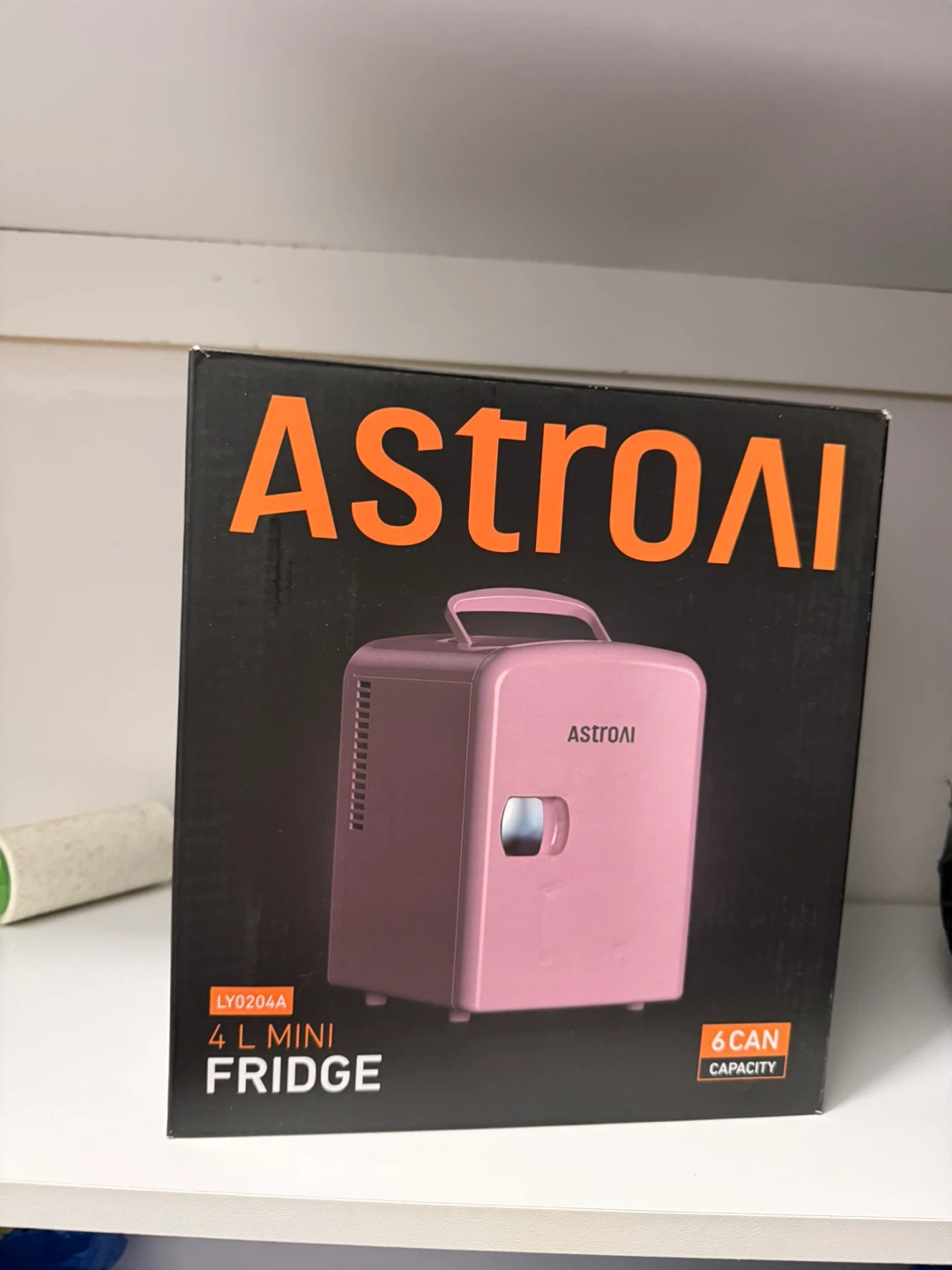 AstroAI Pink 4L Mini Fridge