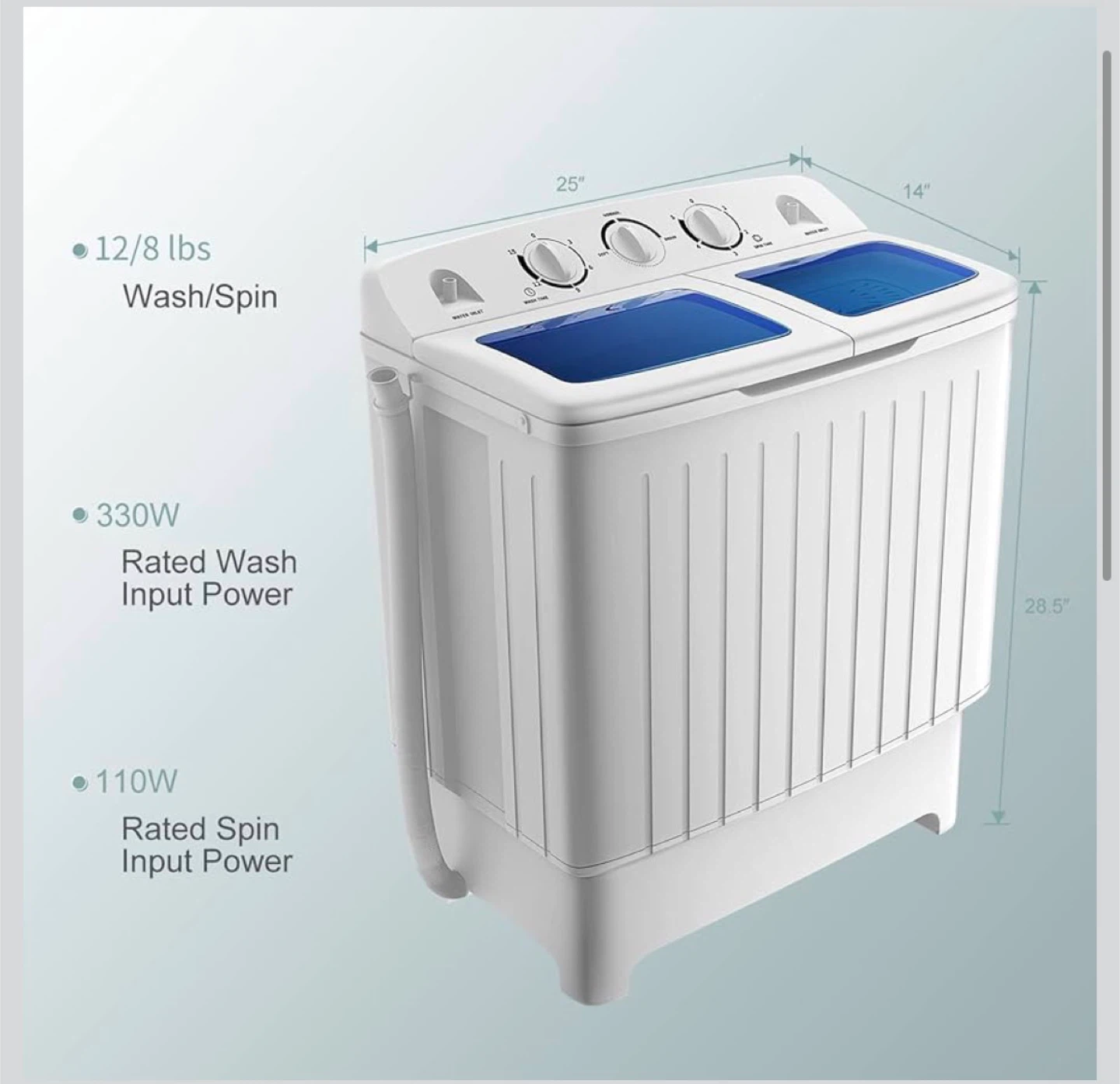 Portable Washing Machine - COSTWAY - photo 4