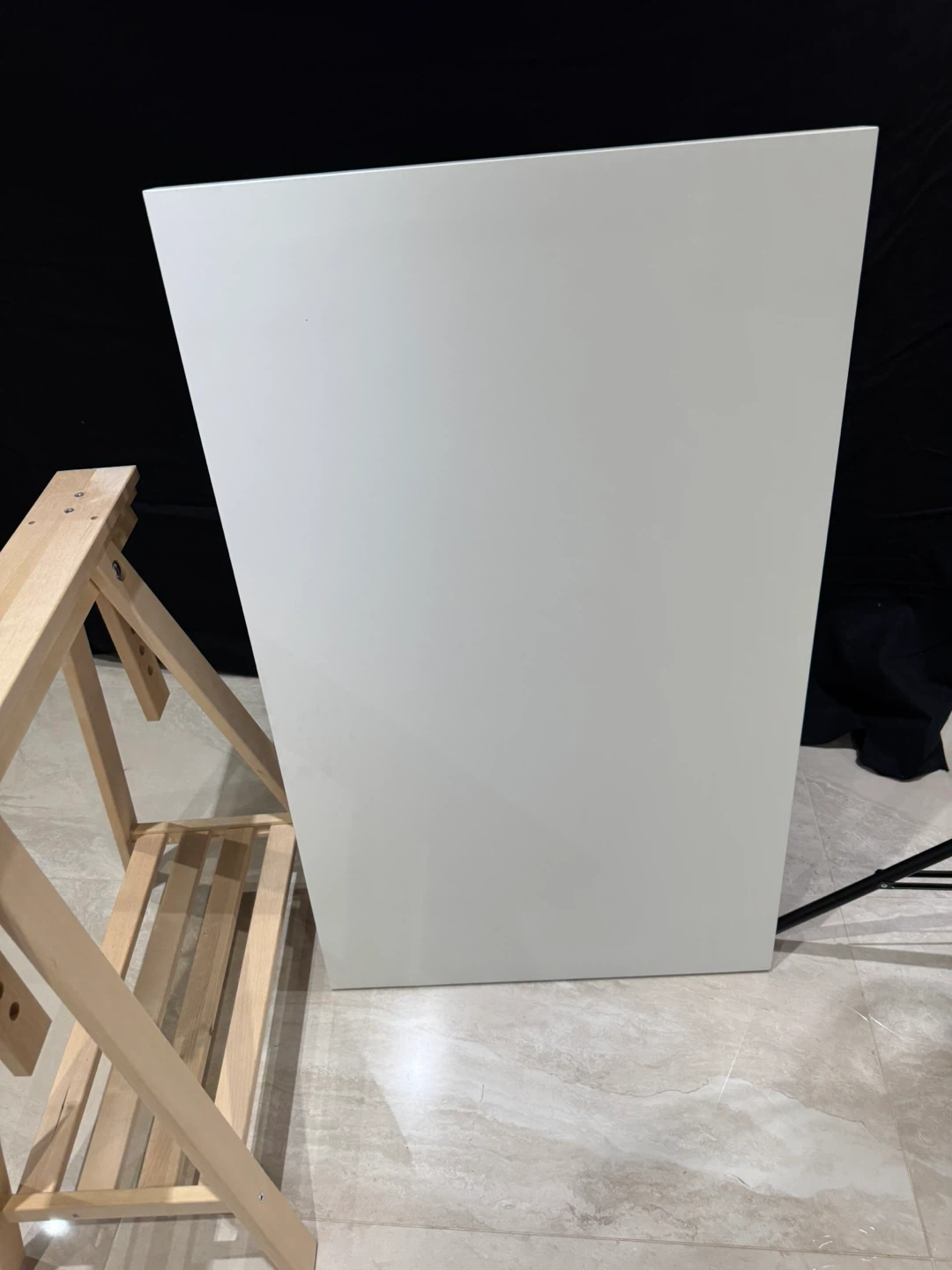 Adjustable Wooden Drafting Table with White Top - photo 5