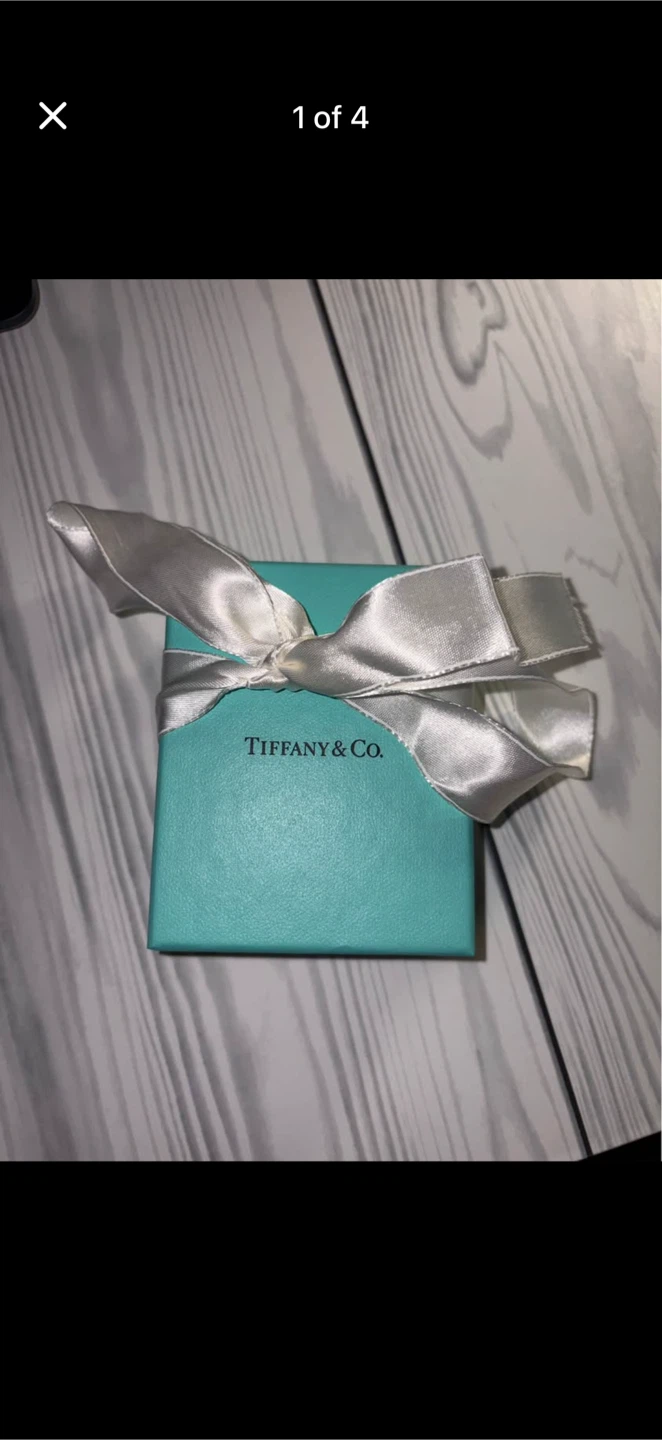Tiffany & Co. Sterling Silver Ball Bracelet with Heart Tag