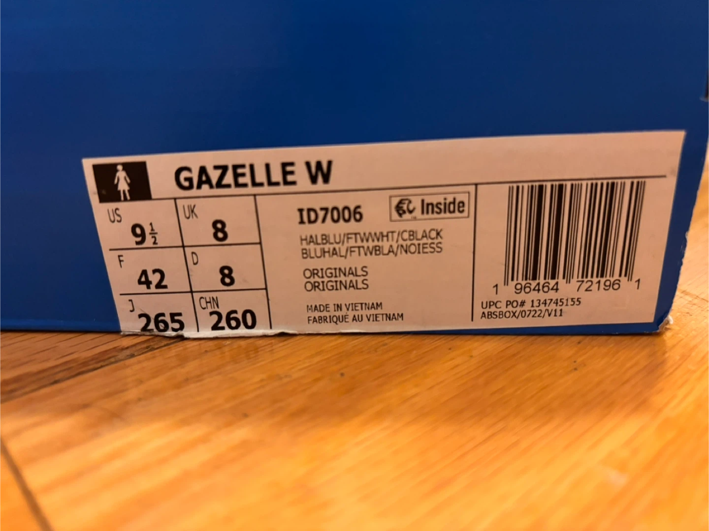 Adidas Gazelle Size 9.5 - photo 2