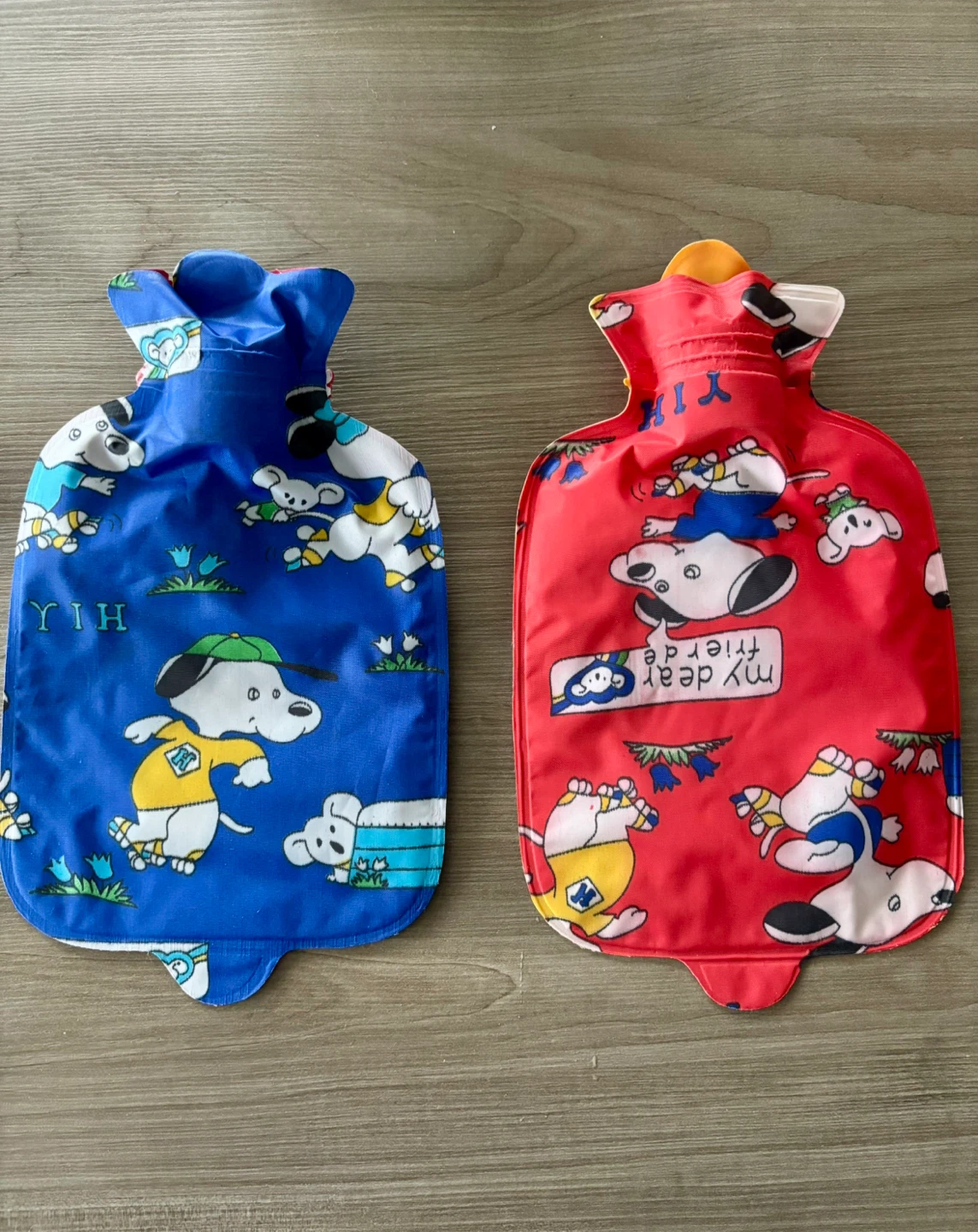 Set of 2 Cartoon Hot Water Bottles