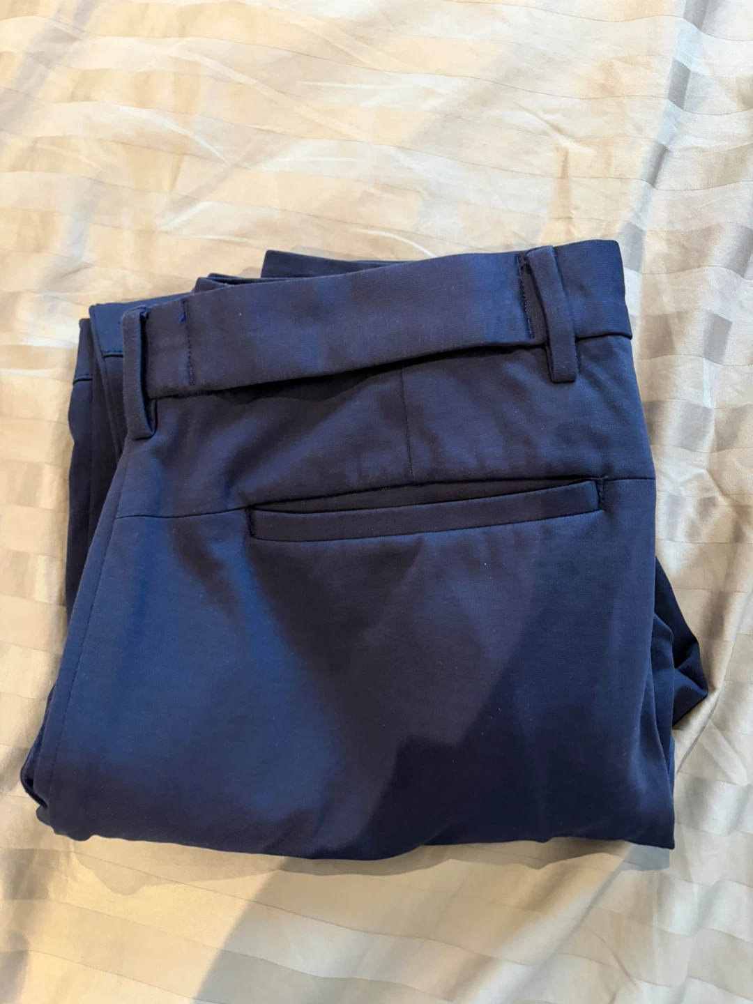 Banana Republic Slim Fit Navy Trousers - 30x30 - photo 3