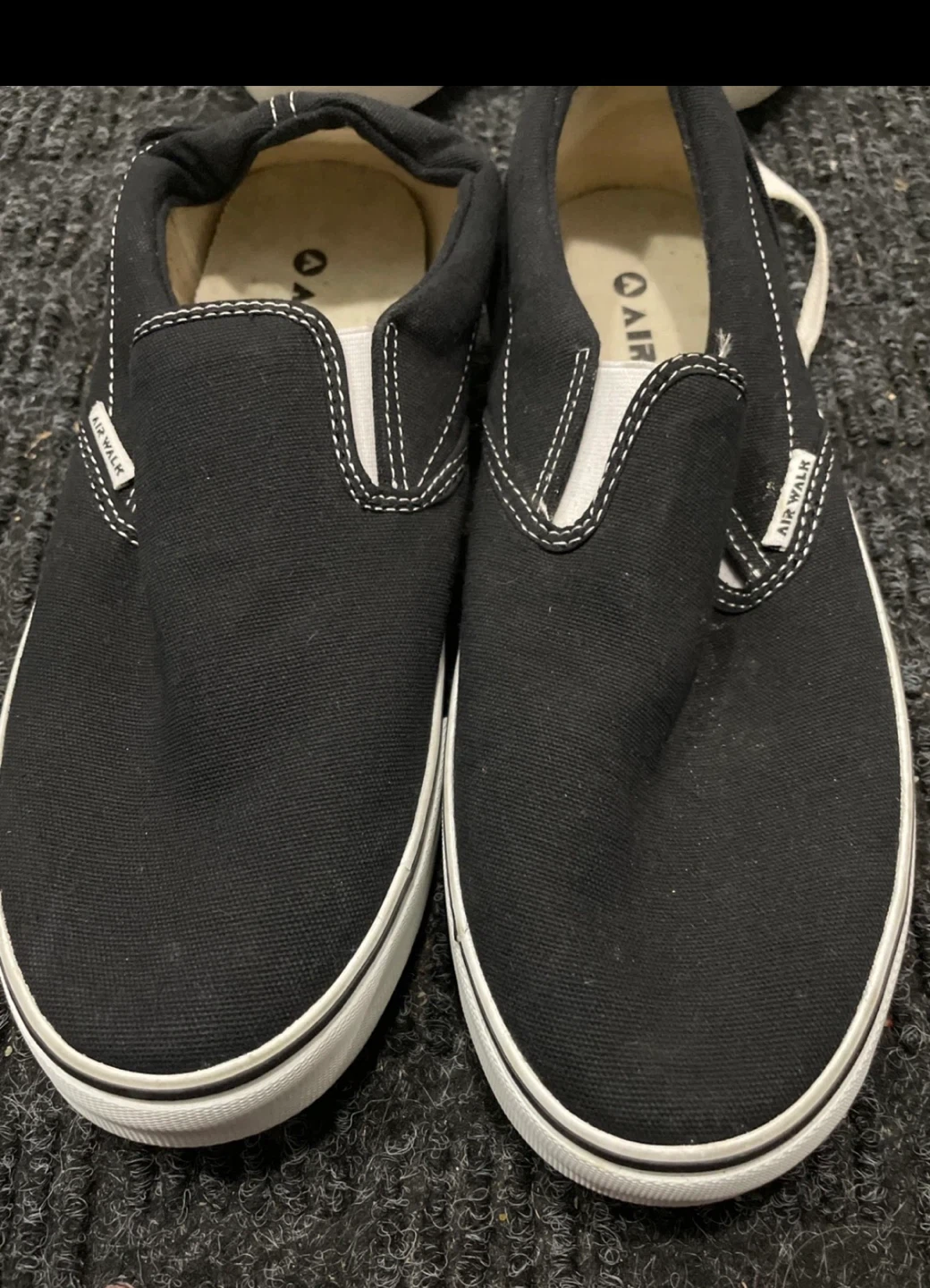 Airwalk Black Slip-On Canvas Shoes 🏆 - photo 2