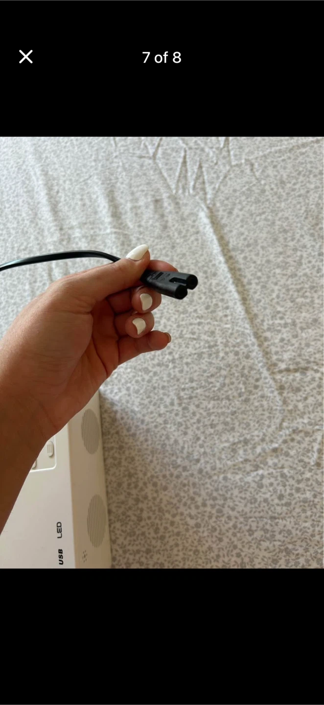 White Portable Mini Projector - photo 5