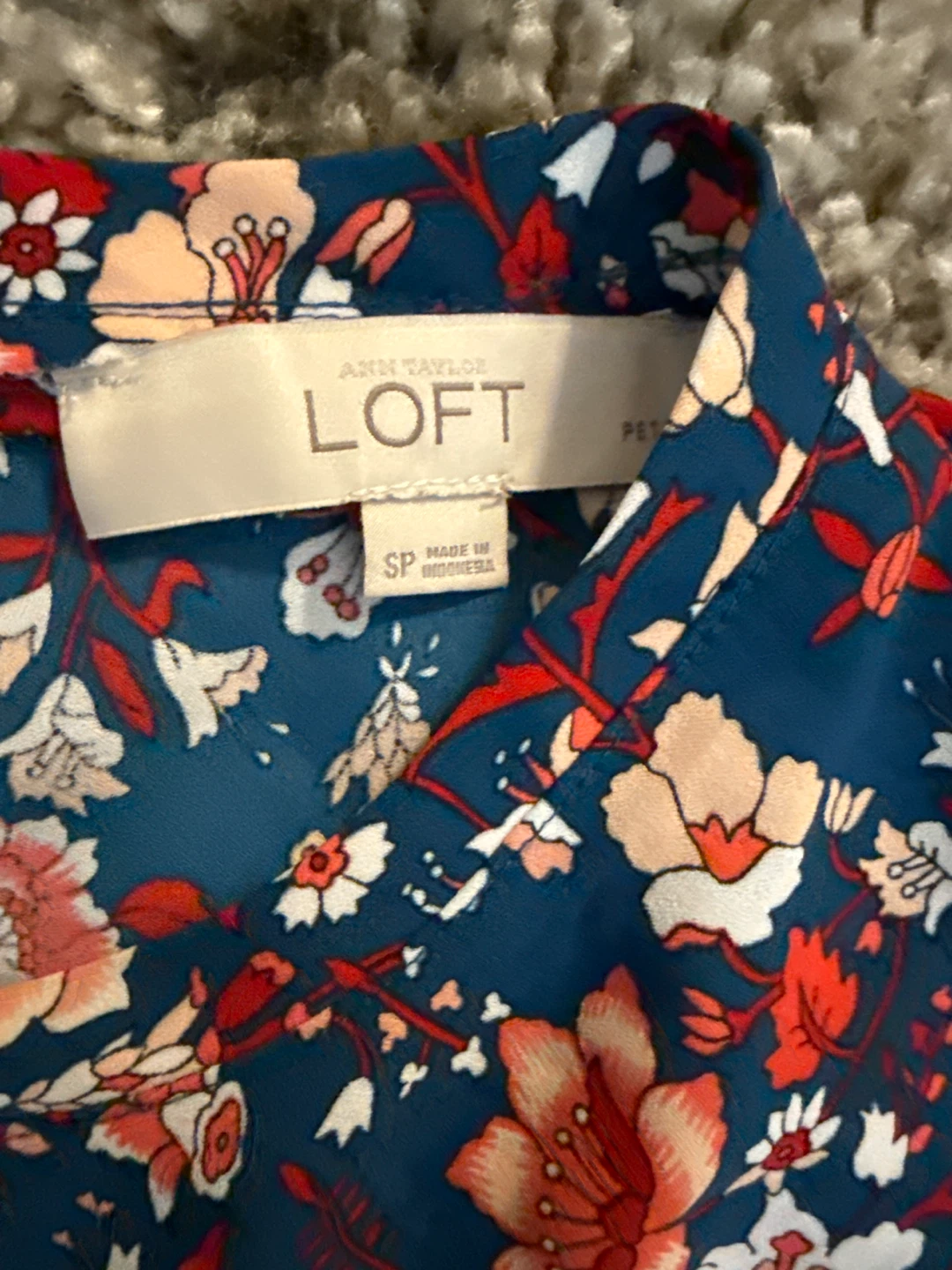 Ann Taylor LOFT Floral Print Top - Petite Small - photo 4