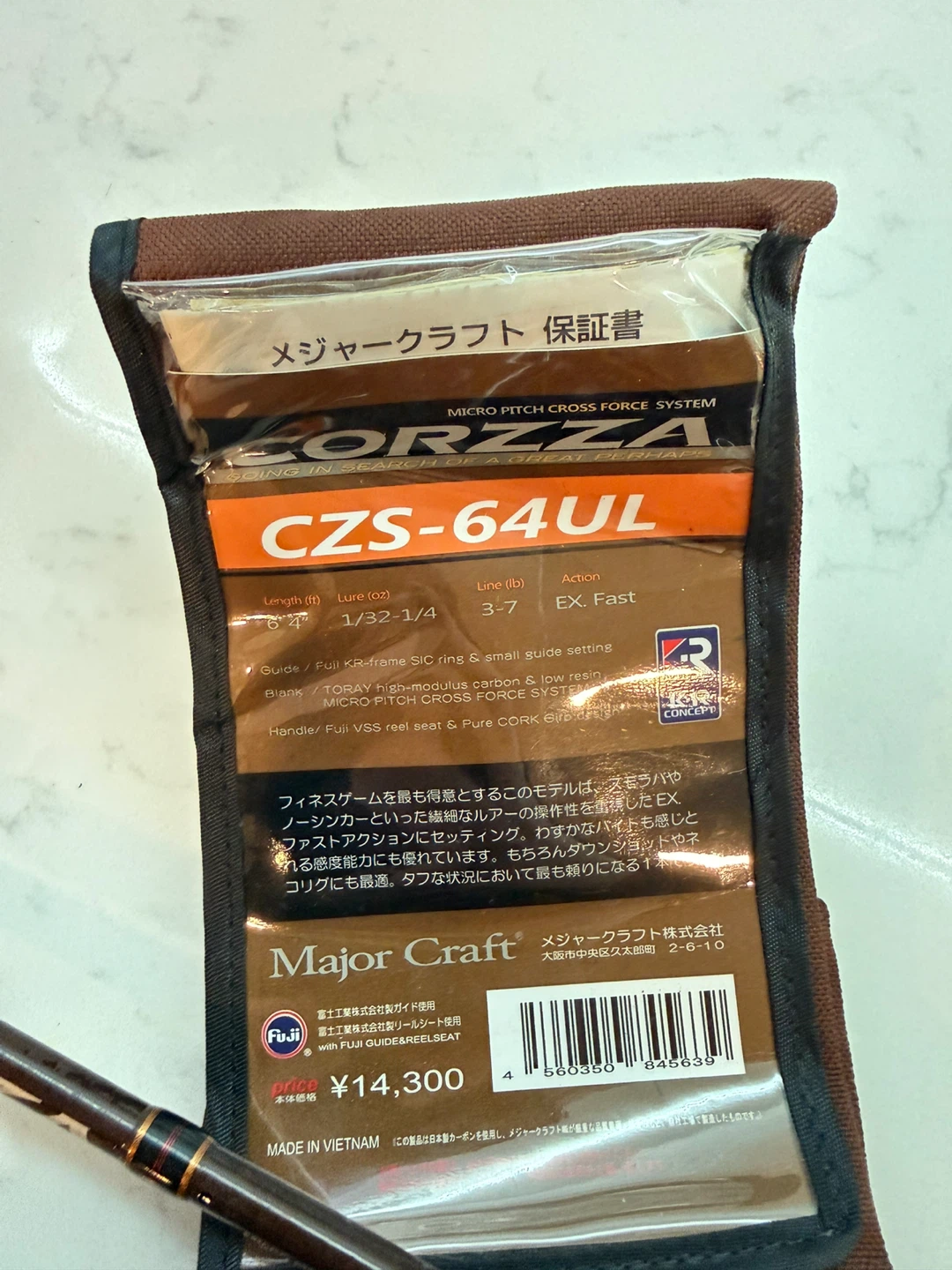 Major Craft Corzza CZS-64UL Fishing Rod - photo 3