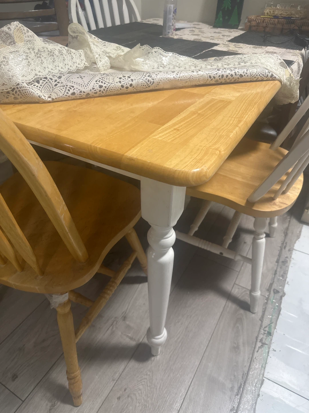 Wooden Dining Table and 4 Chair - photo 4