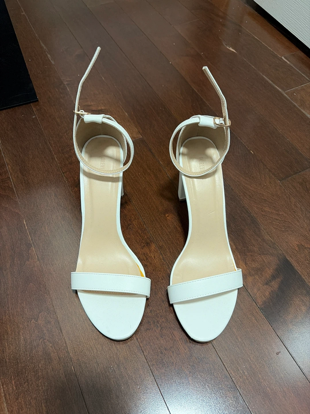 White and blackBlock Heel Sandals - photo 3