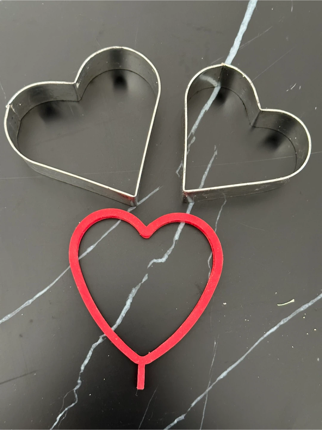 Heart Cookie Cutters / pancake mold set 🏆 - photo 2