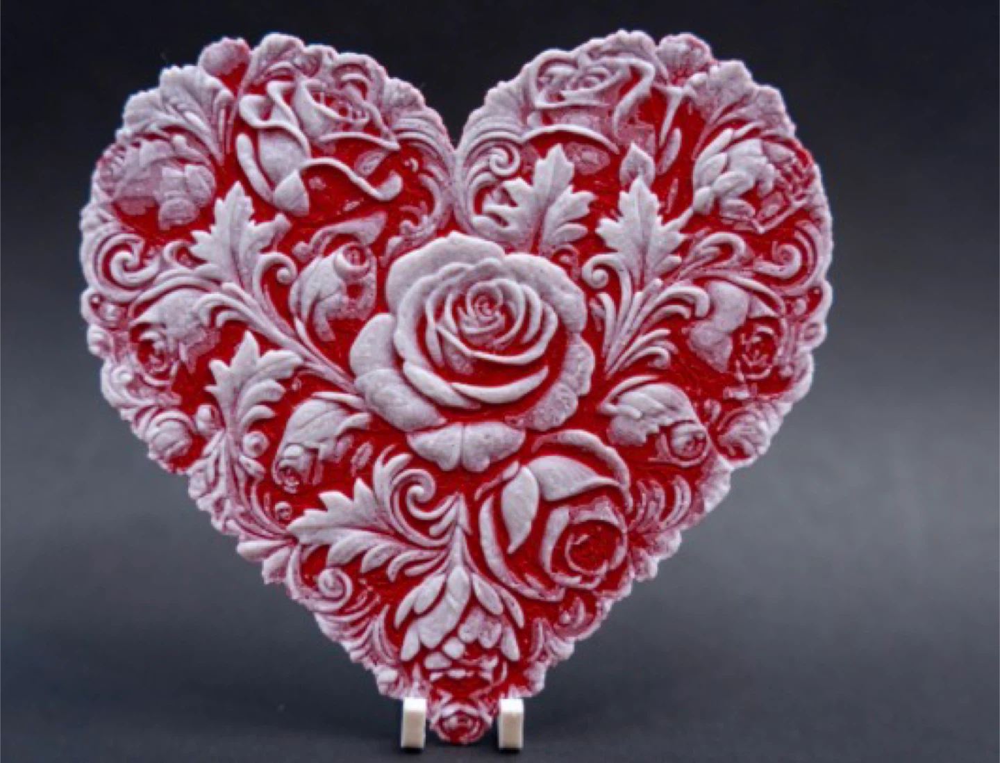 Red Heart Shaped Decorative Item