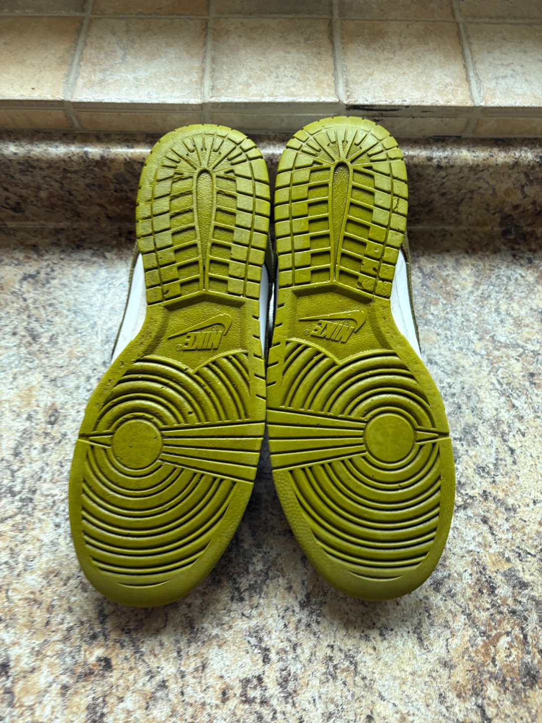 Nike Dunk Low Olive White Sneakers - photo 5