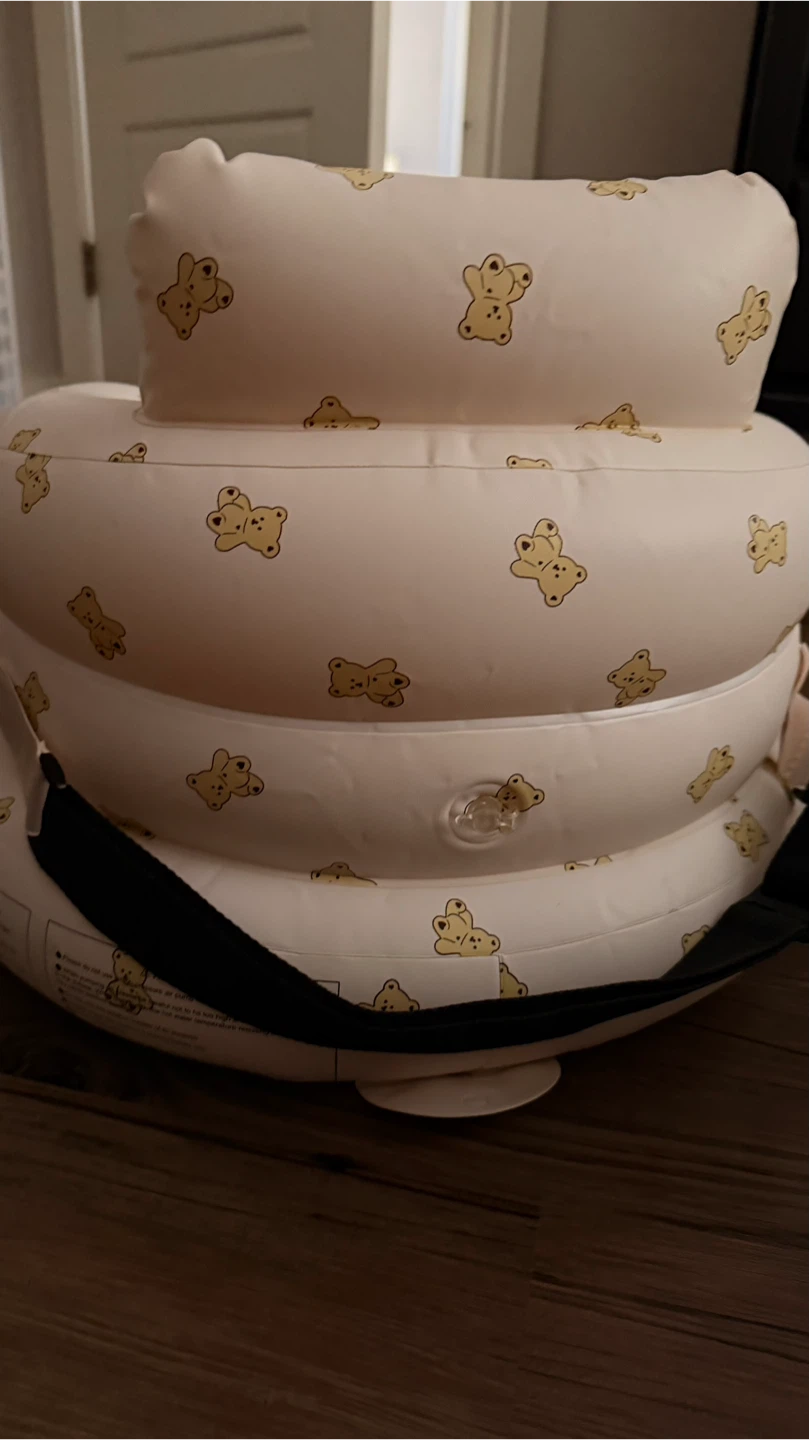 Inflatable Baby Seat with Bear Print - photo 4