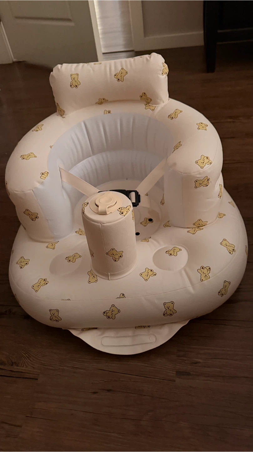 Inflatable Baby Seat with Bear Print - photo 2