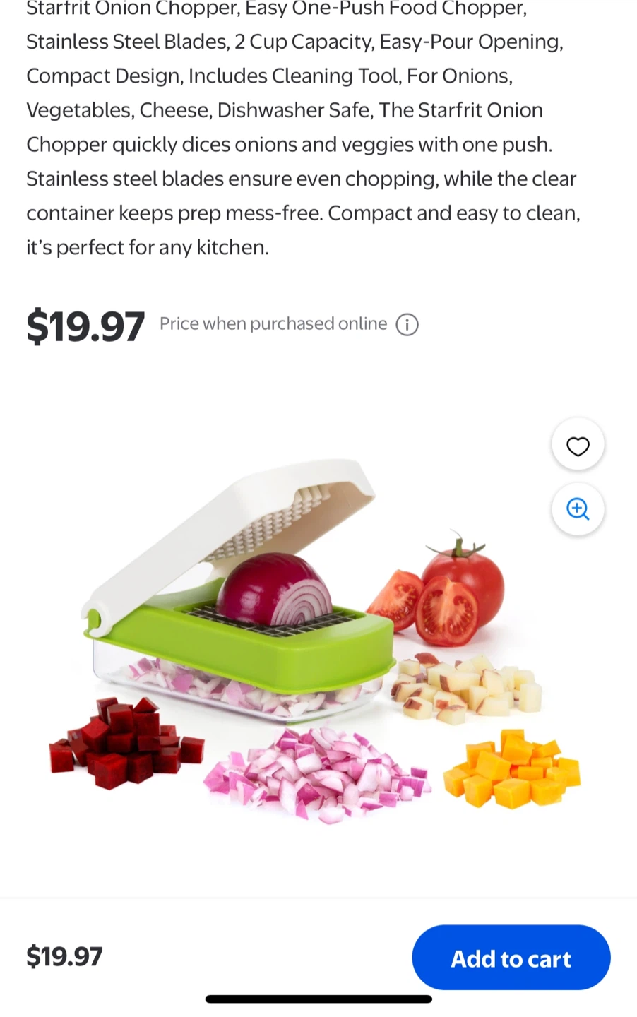Starfrit Onion Chopper