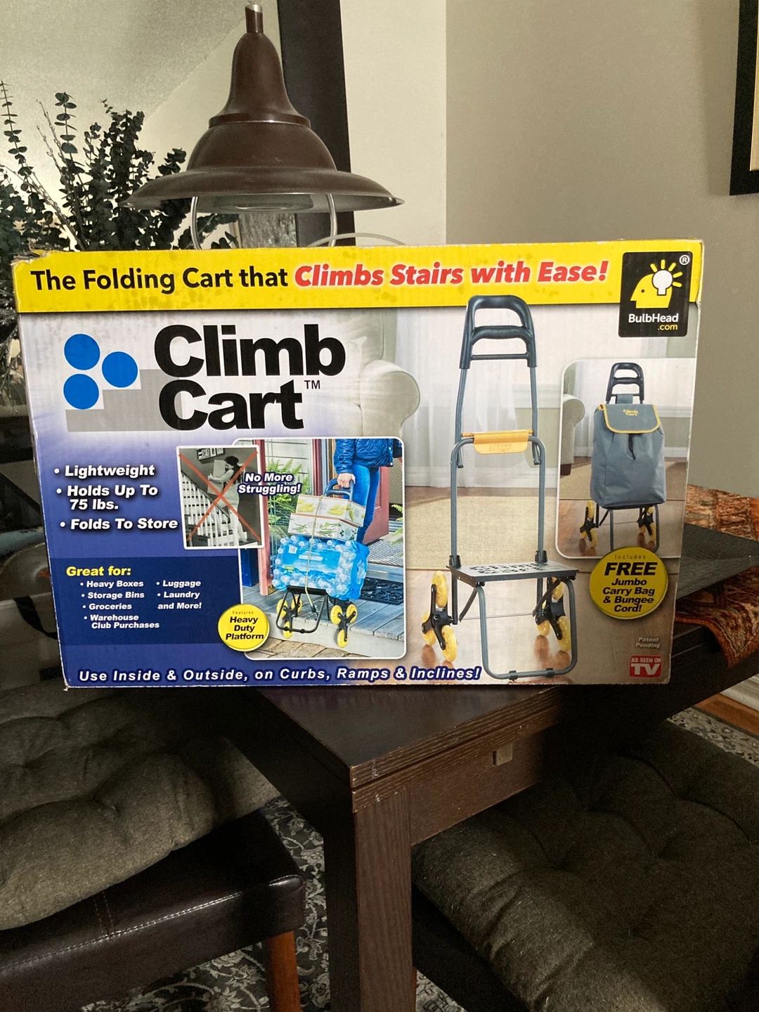 Bulbhead Climb Cart Folding Cart That Climbs Stairs