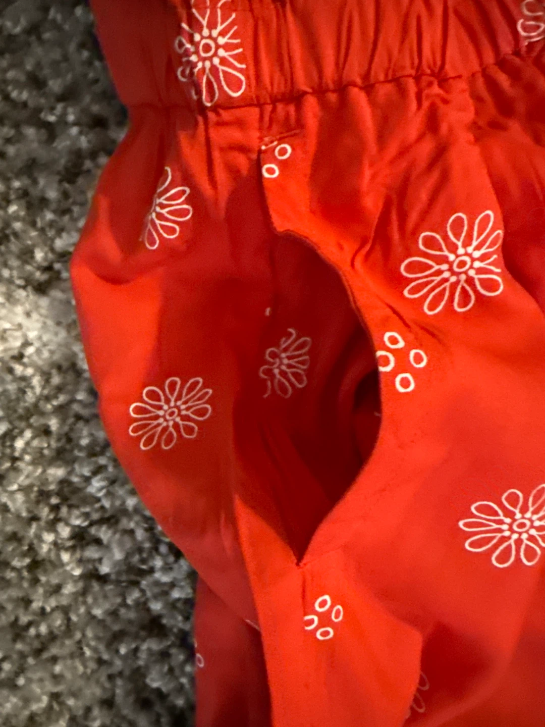 LOFT Red Floral Jumpsuit Size 0 - photo 2