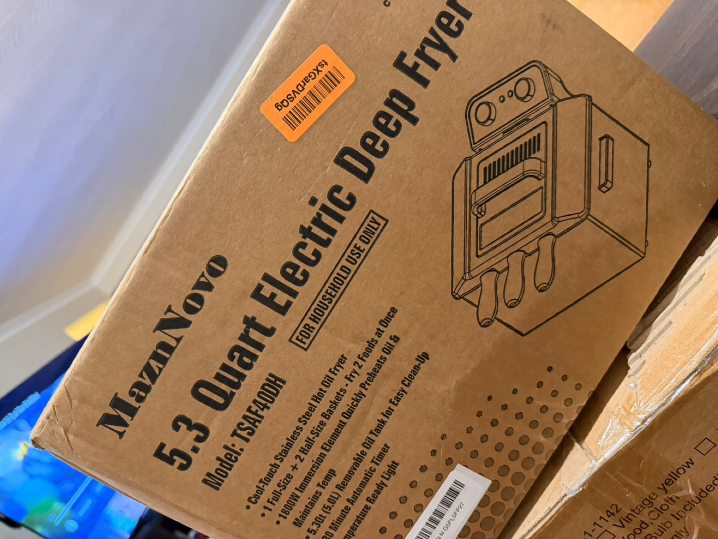 Manznovo 5.3 Quart Electric Deep Fryer - New - photo 4