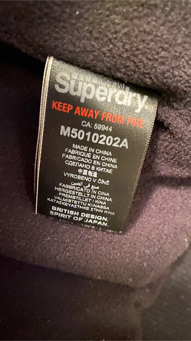 Superdry Men's Puffer Jacket Red Plaid - photo 3