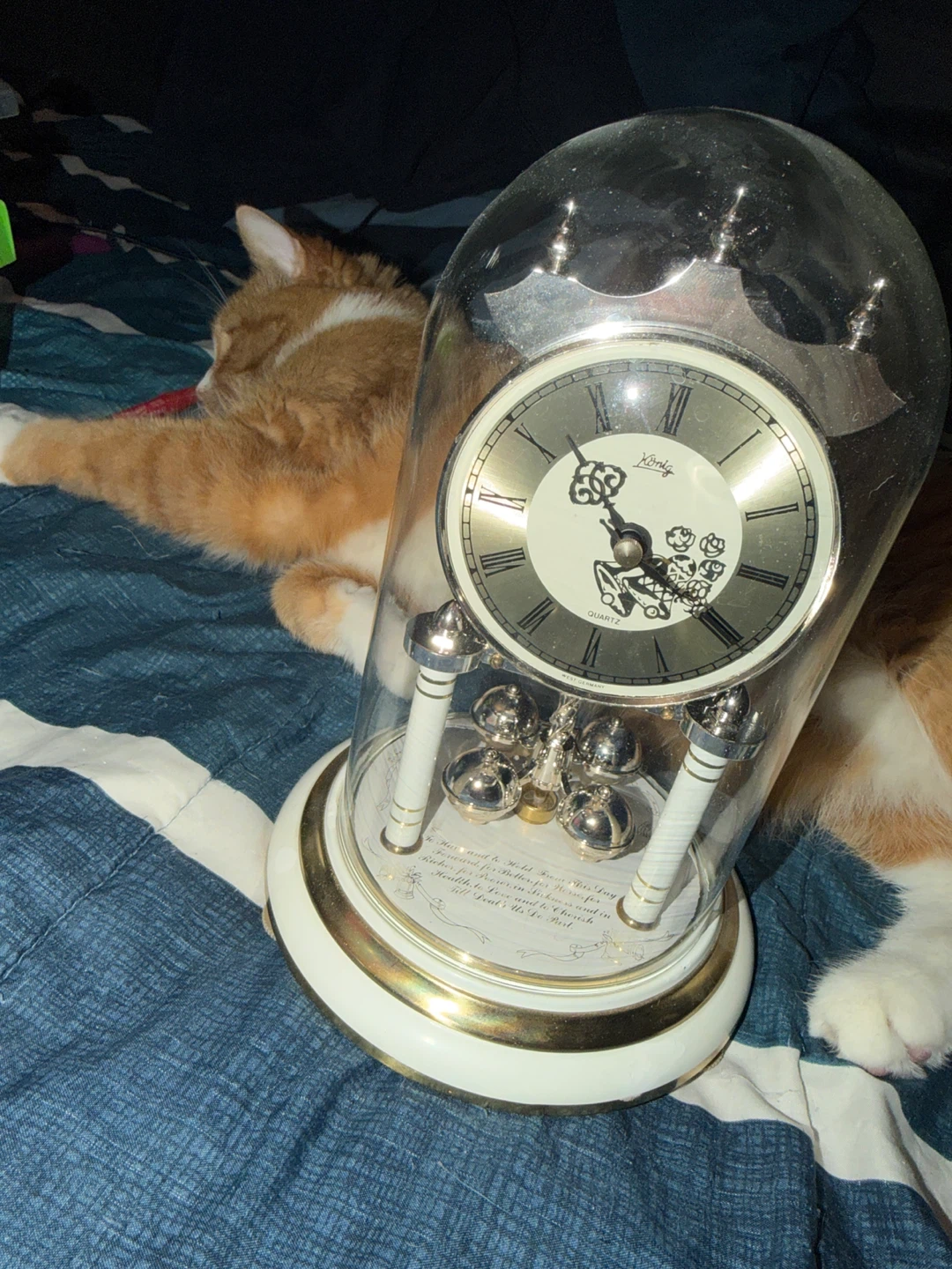 Kirkby Quartz Dome Clock