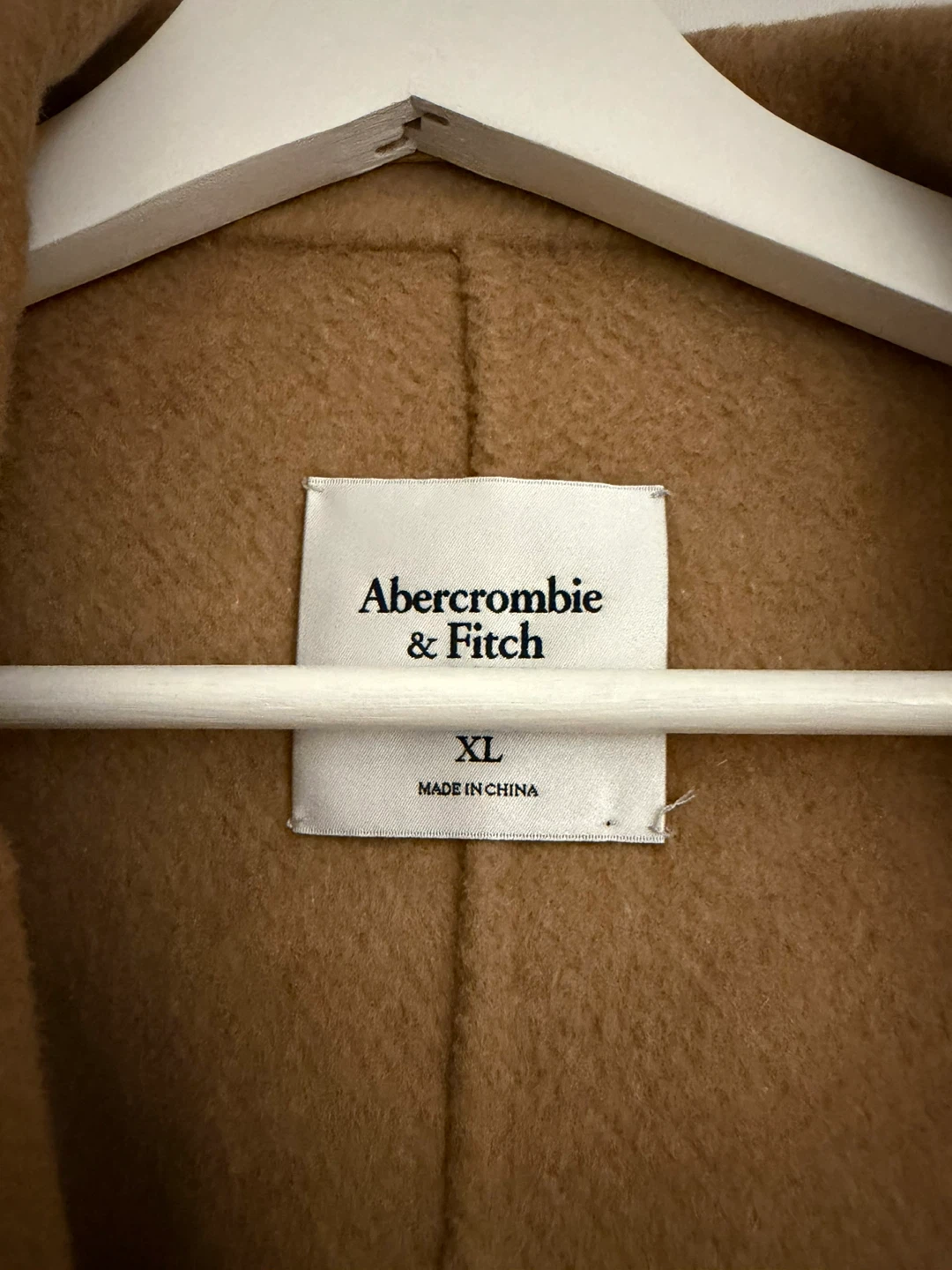 Abercrombie & Fitch Camel Wool Blend Jacket - XL - photo 3
