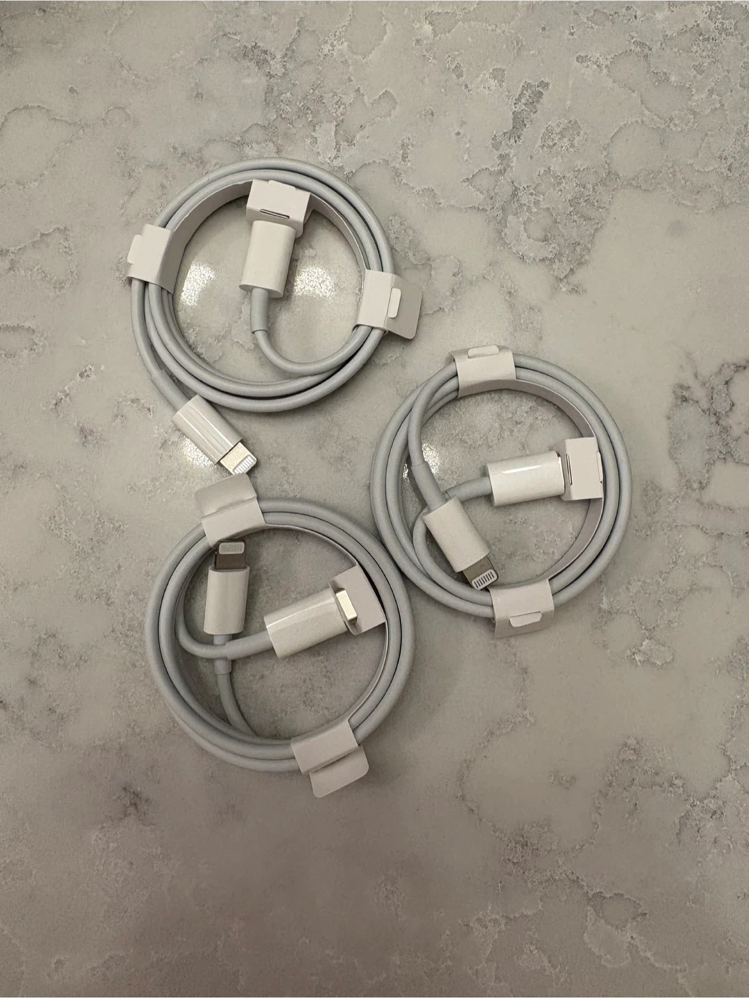 3x Apple Lightning to USB Cables