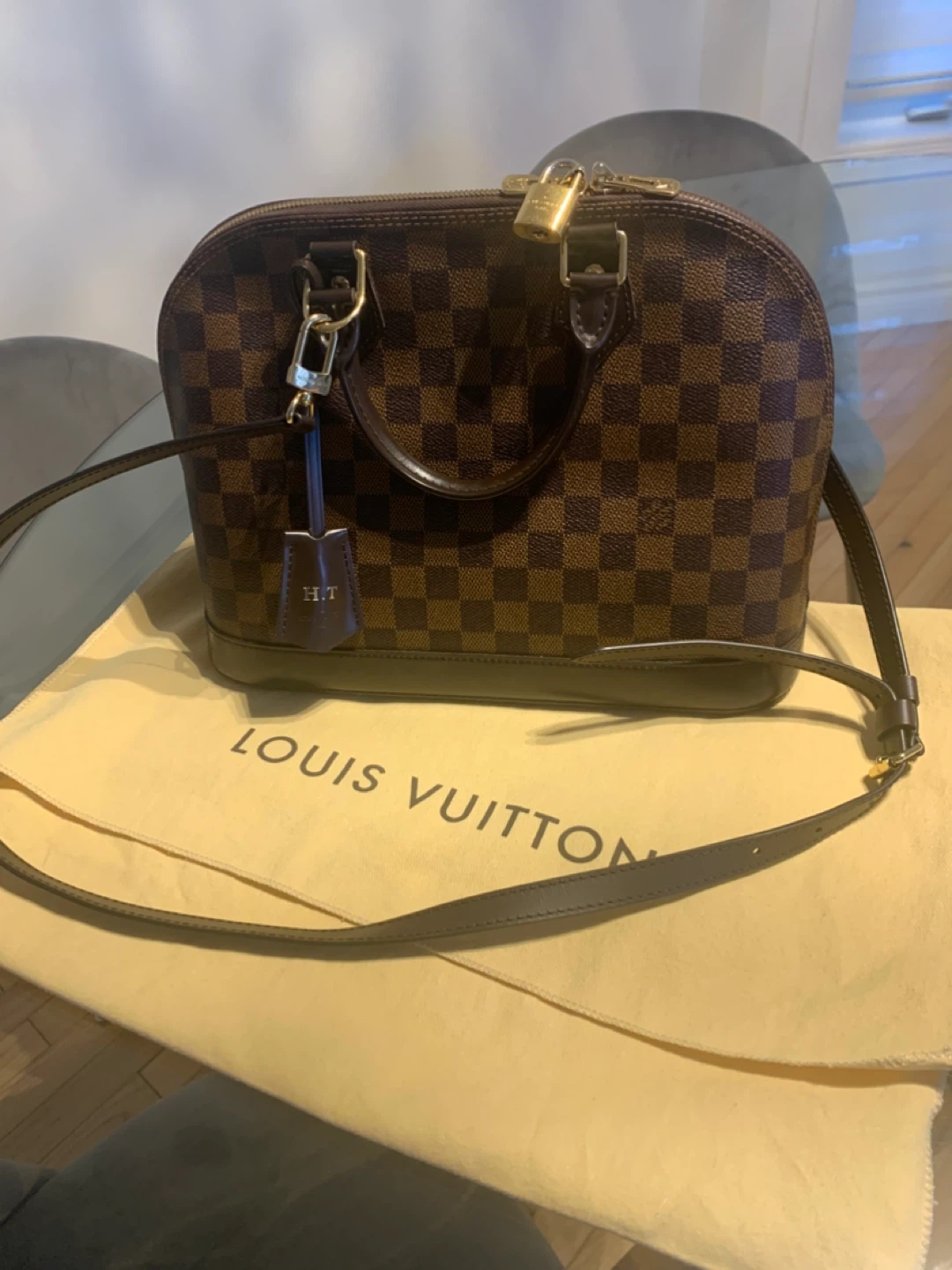 Louis Vuitton Alma PM Damier Ebene hand bag - photo 4