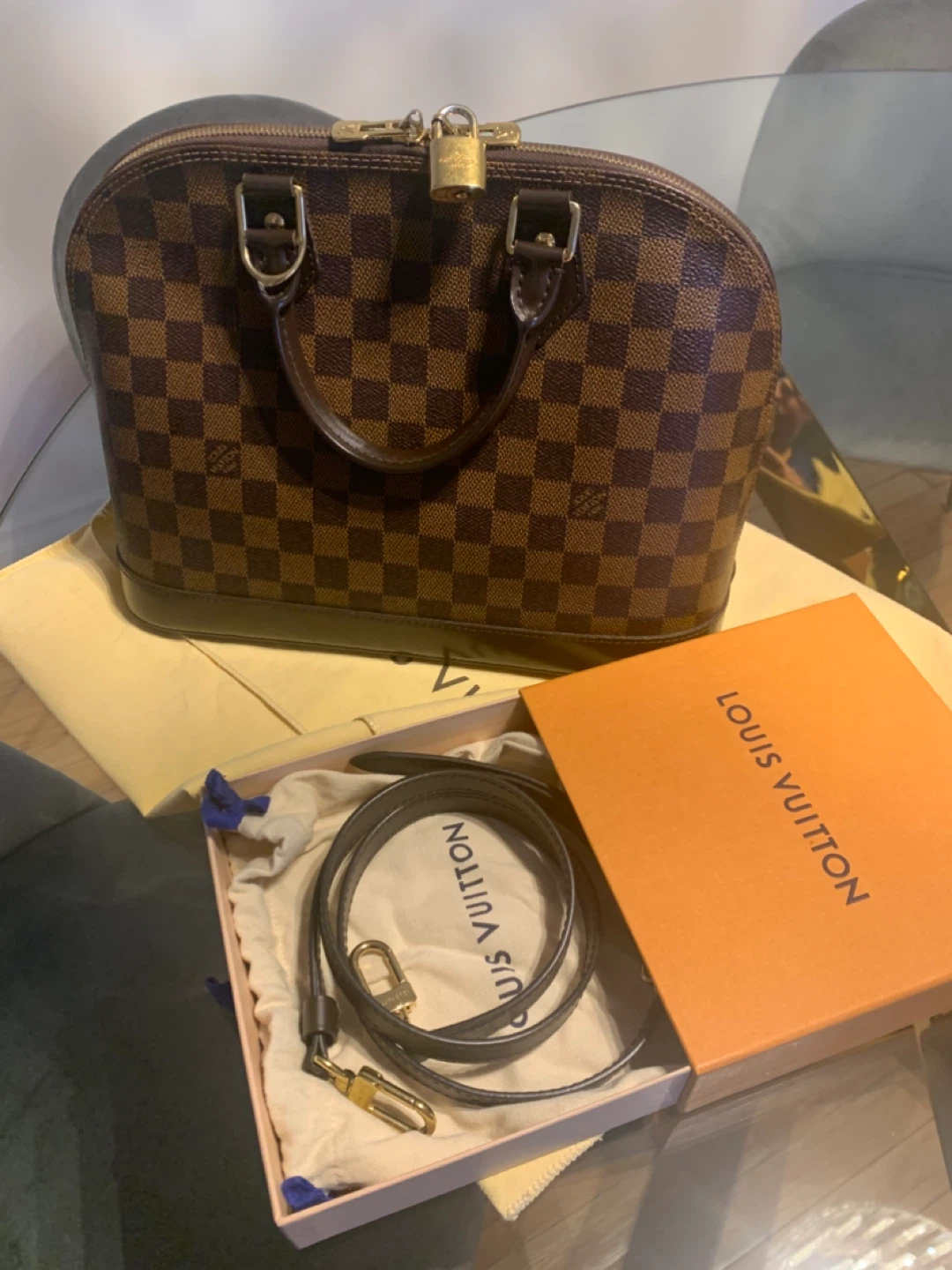 Louis Vuitton Alma PM Damier Ebene hand bag - photo 2