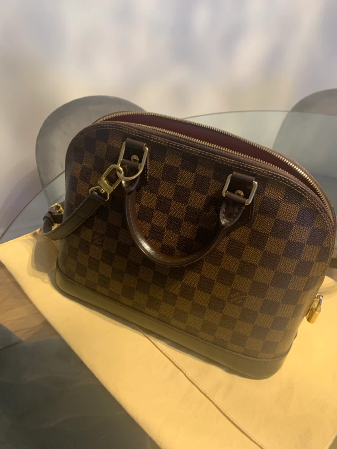 Louis Vuitton Alma PM Damier Ebene hand bag - photo 5