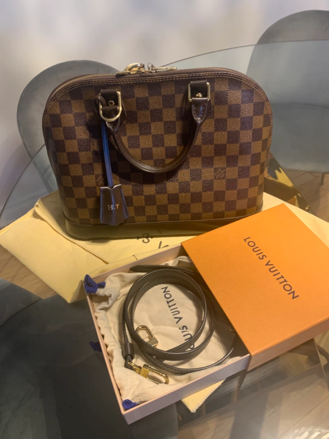 Louis Vuitton Alma PM Damier Ebene hand bag - photo 3