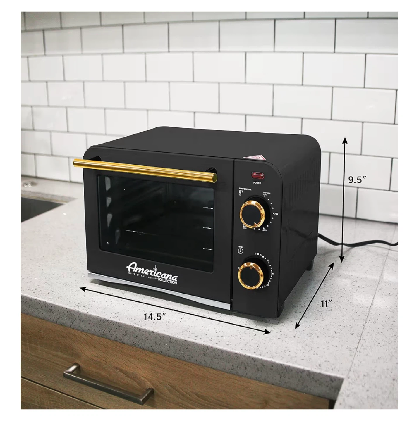 Retro Toaster Oven - Black $15 - photo 4