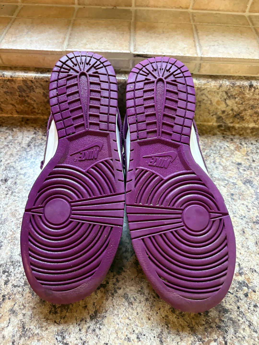 Nike Dunk Low Purple White Shoes - photo 5
