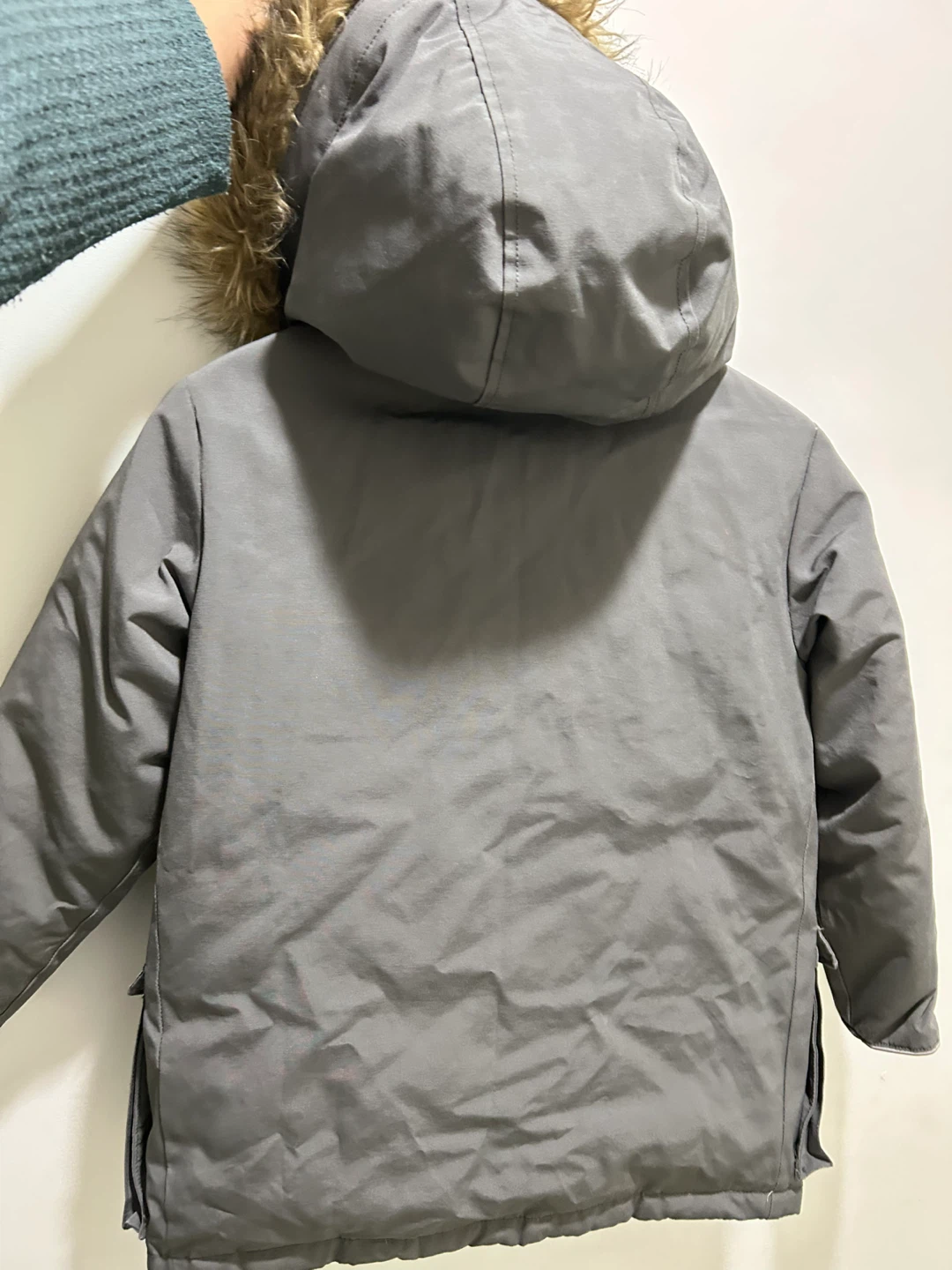 GAP Kids Winter Parka Jacket Grey Size M - photo 2