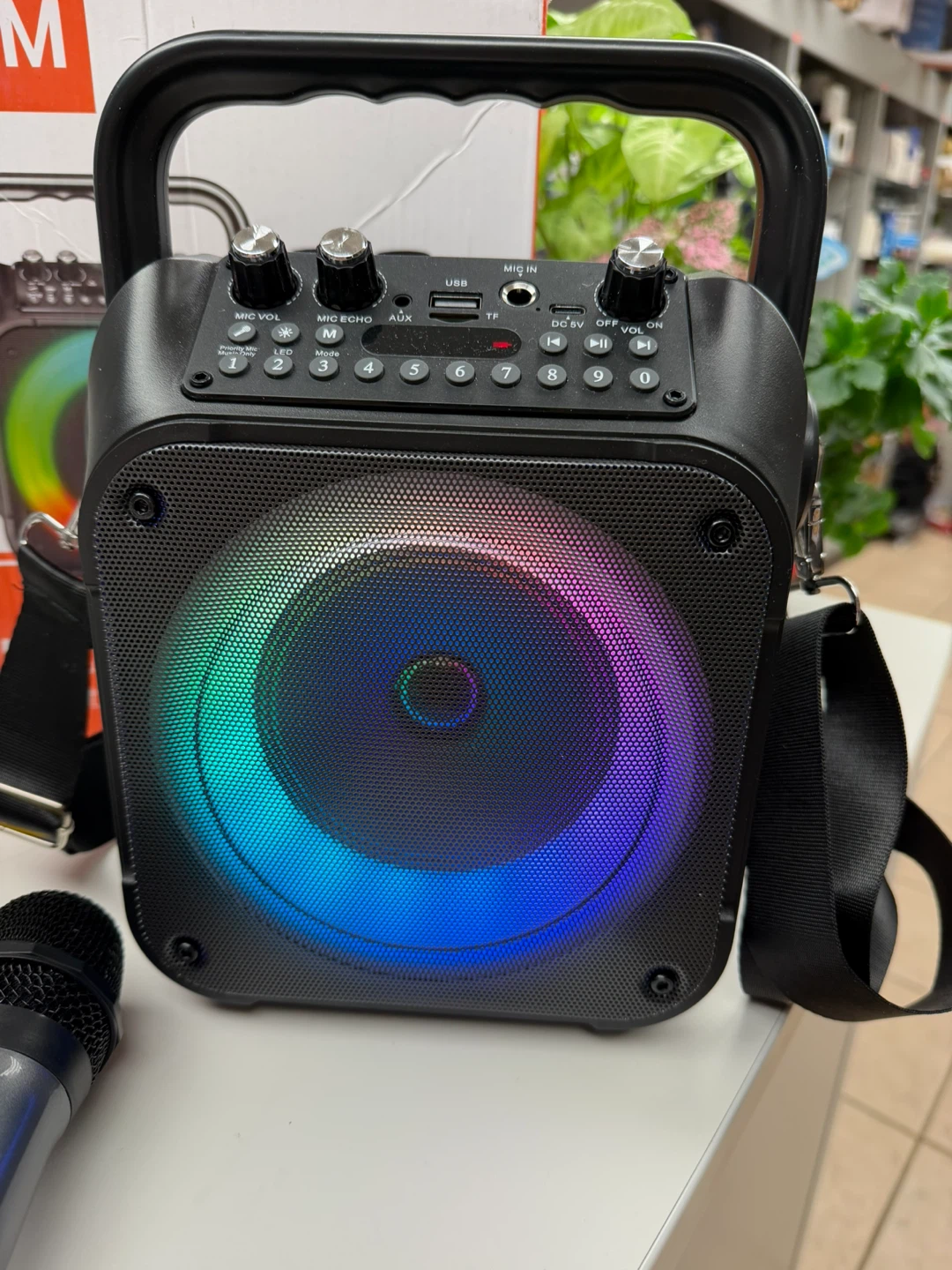 K9-M Portable Karaoke Machine with 2 Microphones - photo 2