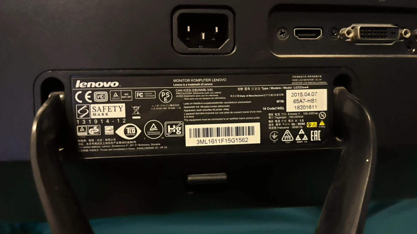 Lenovo L2223aWA 22" Monitor - photo 2
