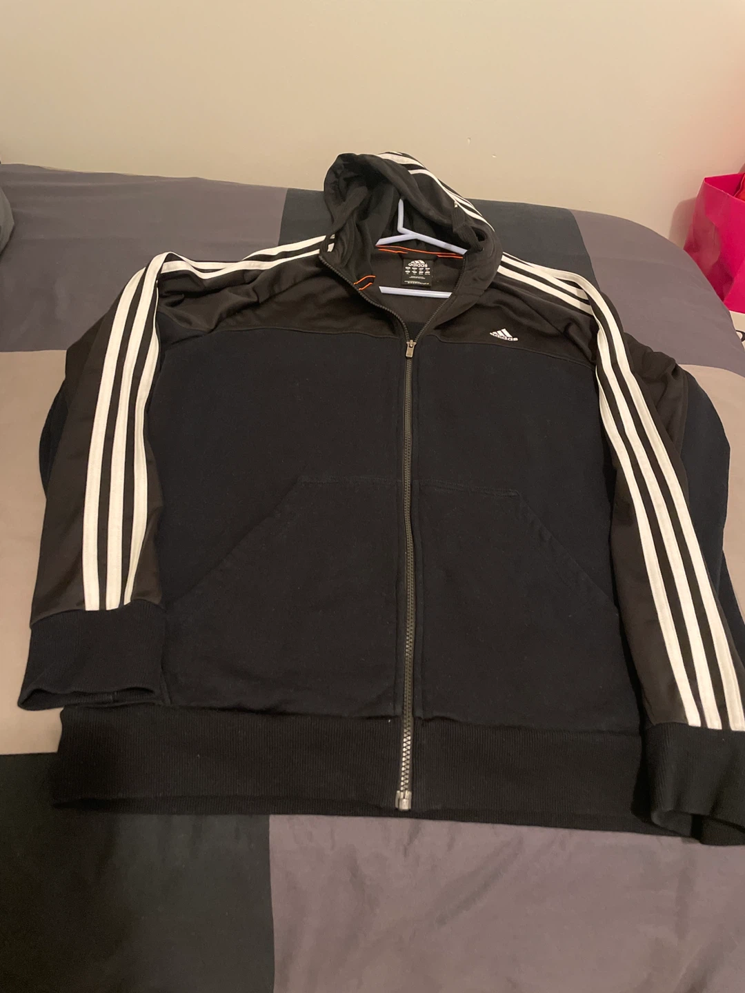Adidas Performance Essentials Zip-Up Hoodie XL Black