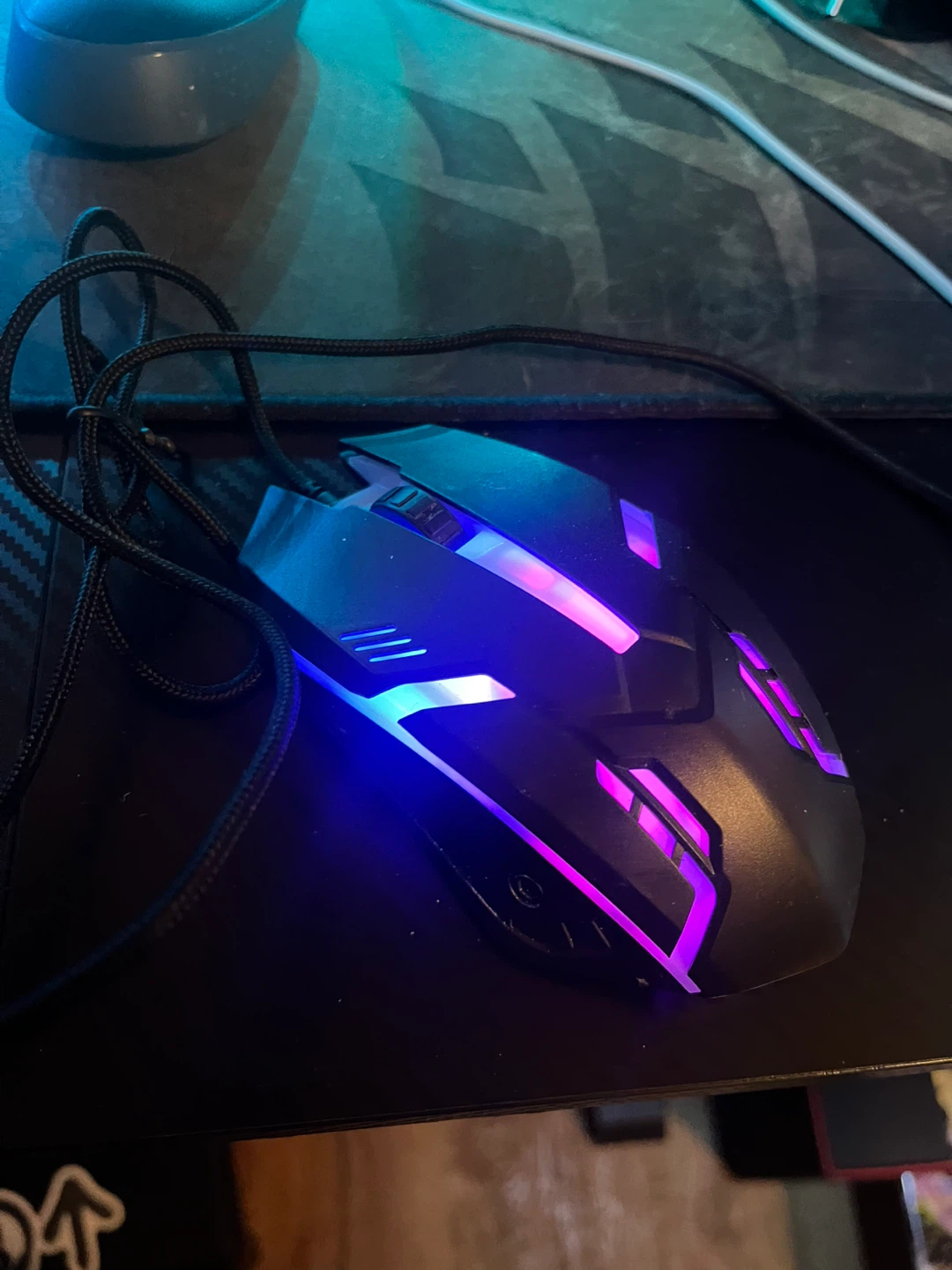 2 Mouse combo - Gaming Mouse and White Computer Mouse Bundle