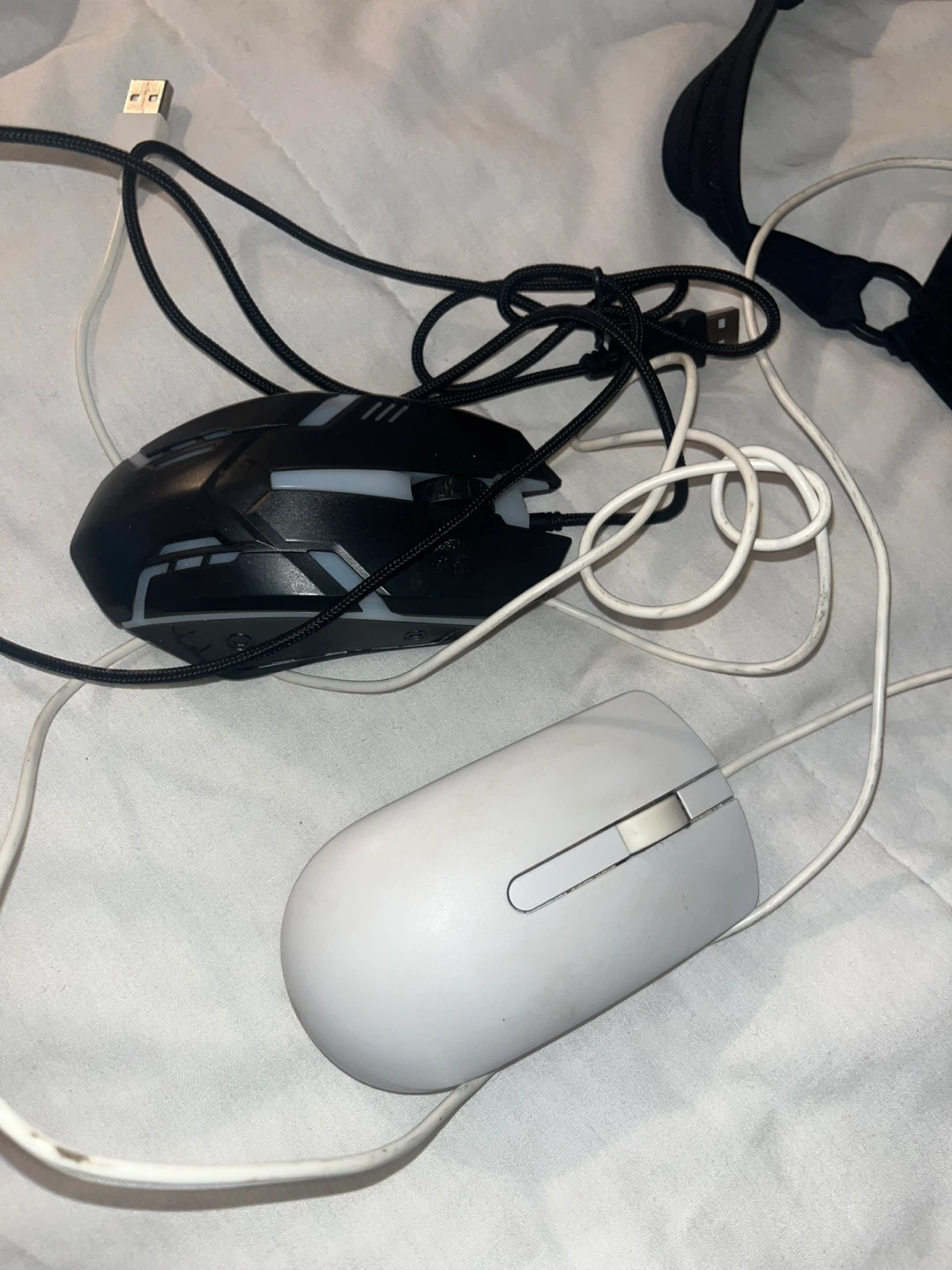 2 Mouse combo - Gaming Mouse and White Computer Mouse Bundle - photo 2