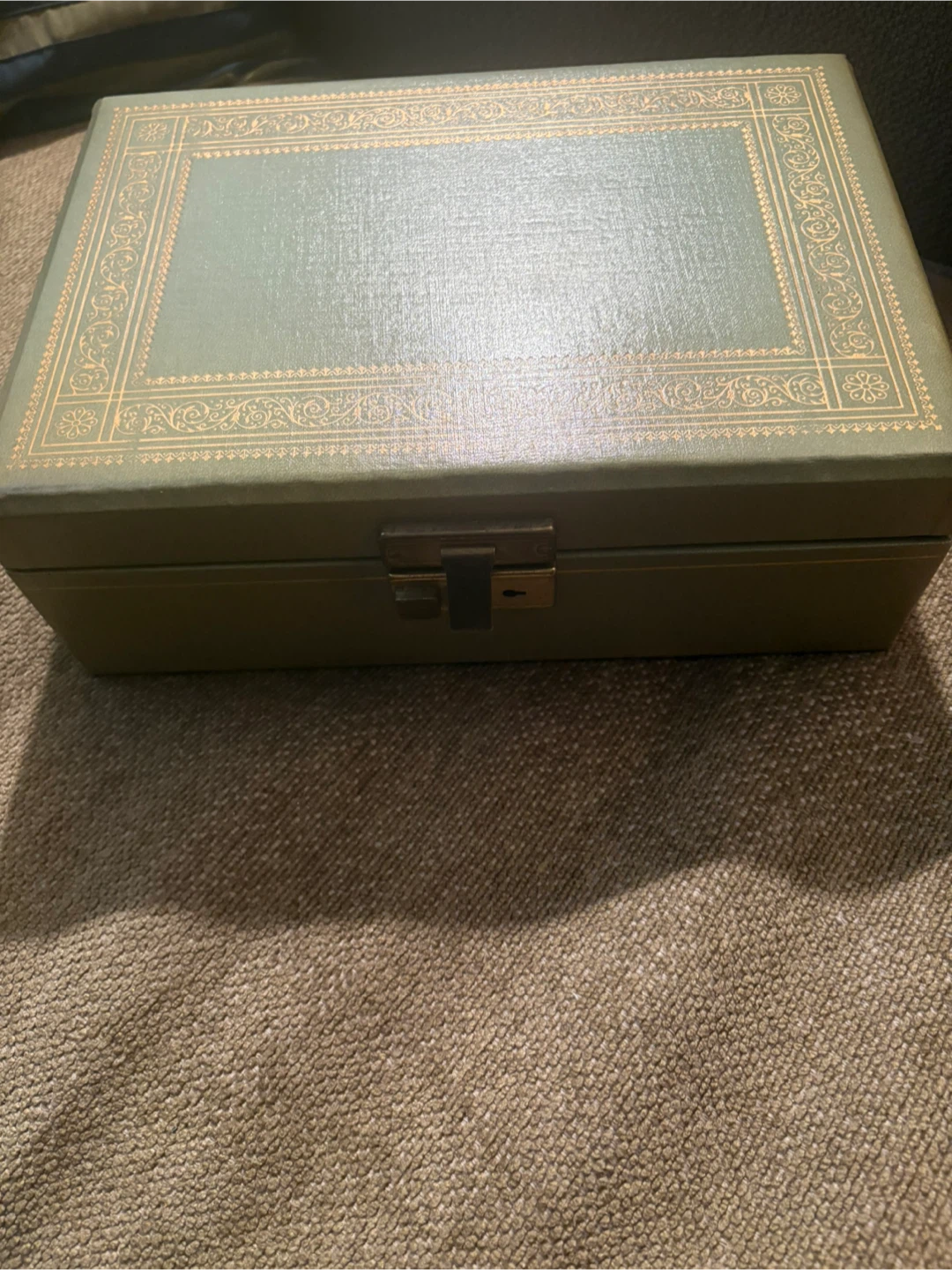 Vintage Jewellery Box with Contents
