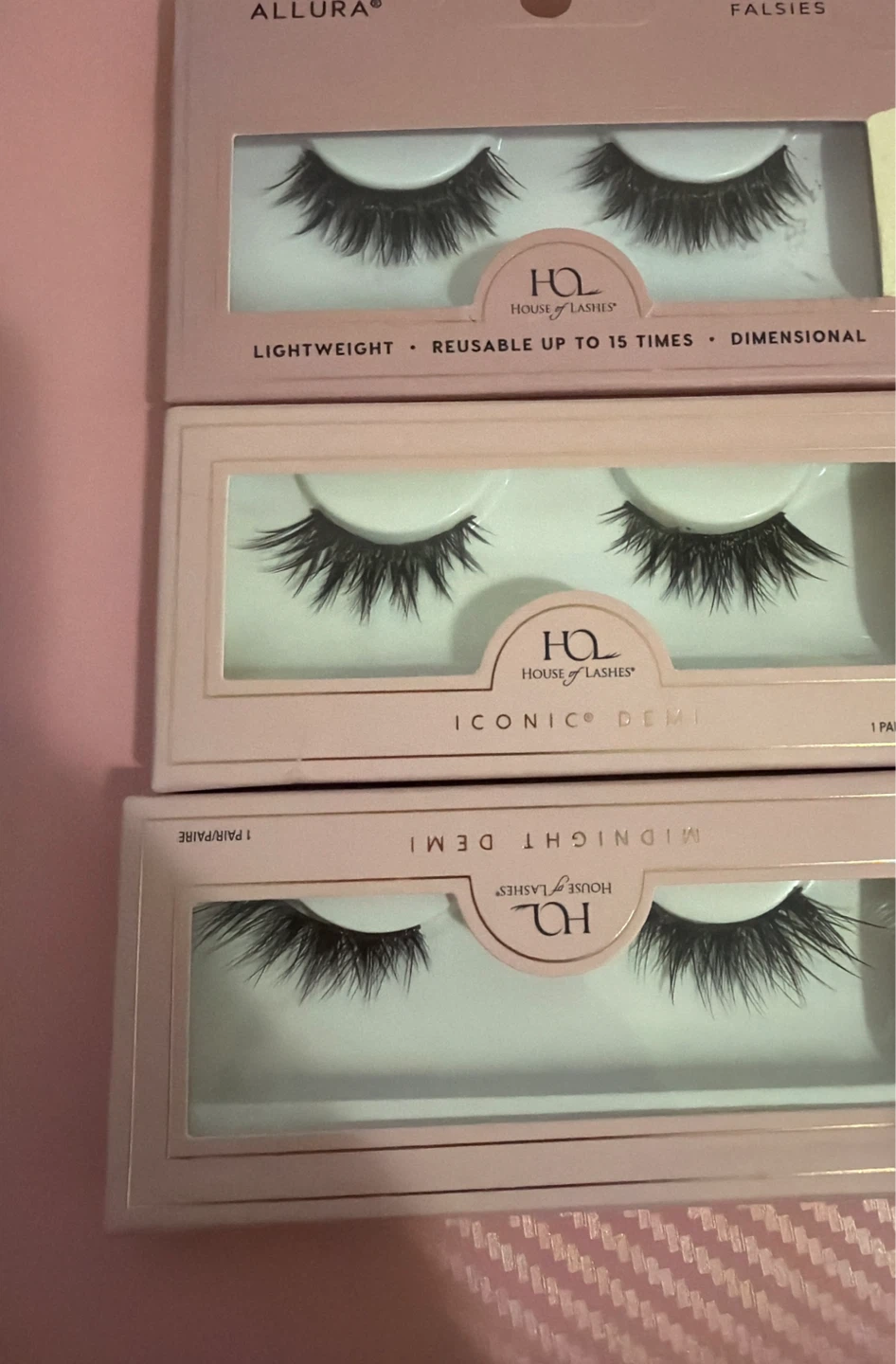 House of Lashes False Eyelashes - Allura, Iconic, Midnight Demi