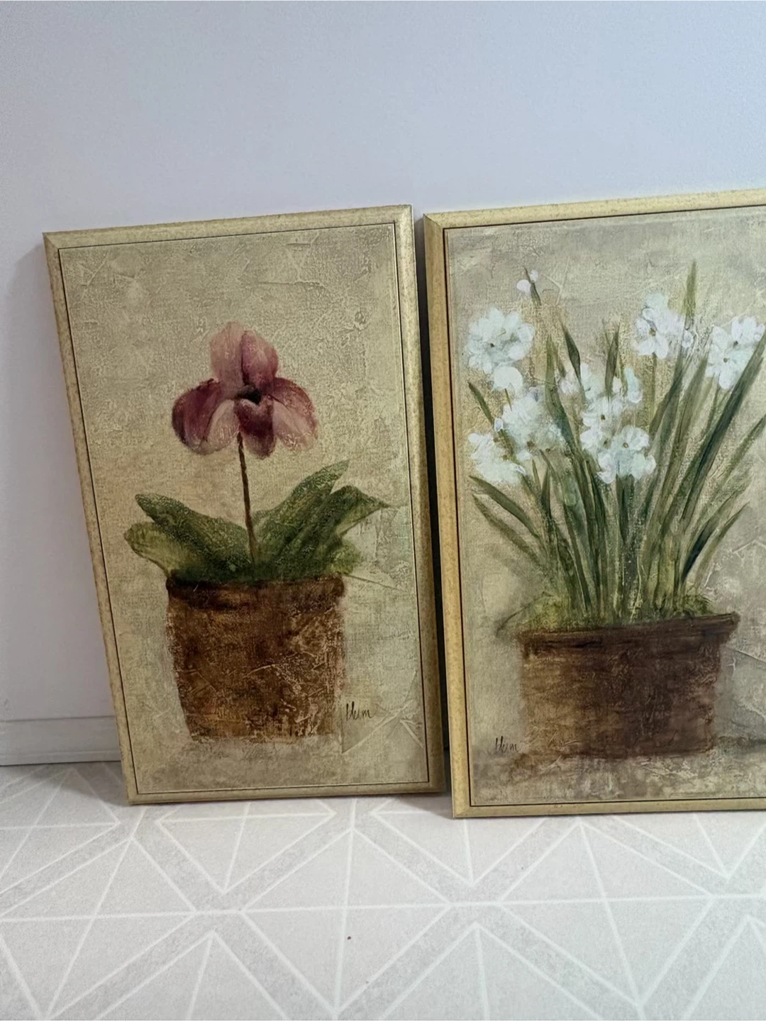 Set of 2 Floral Art Prints