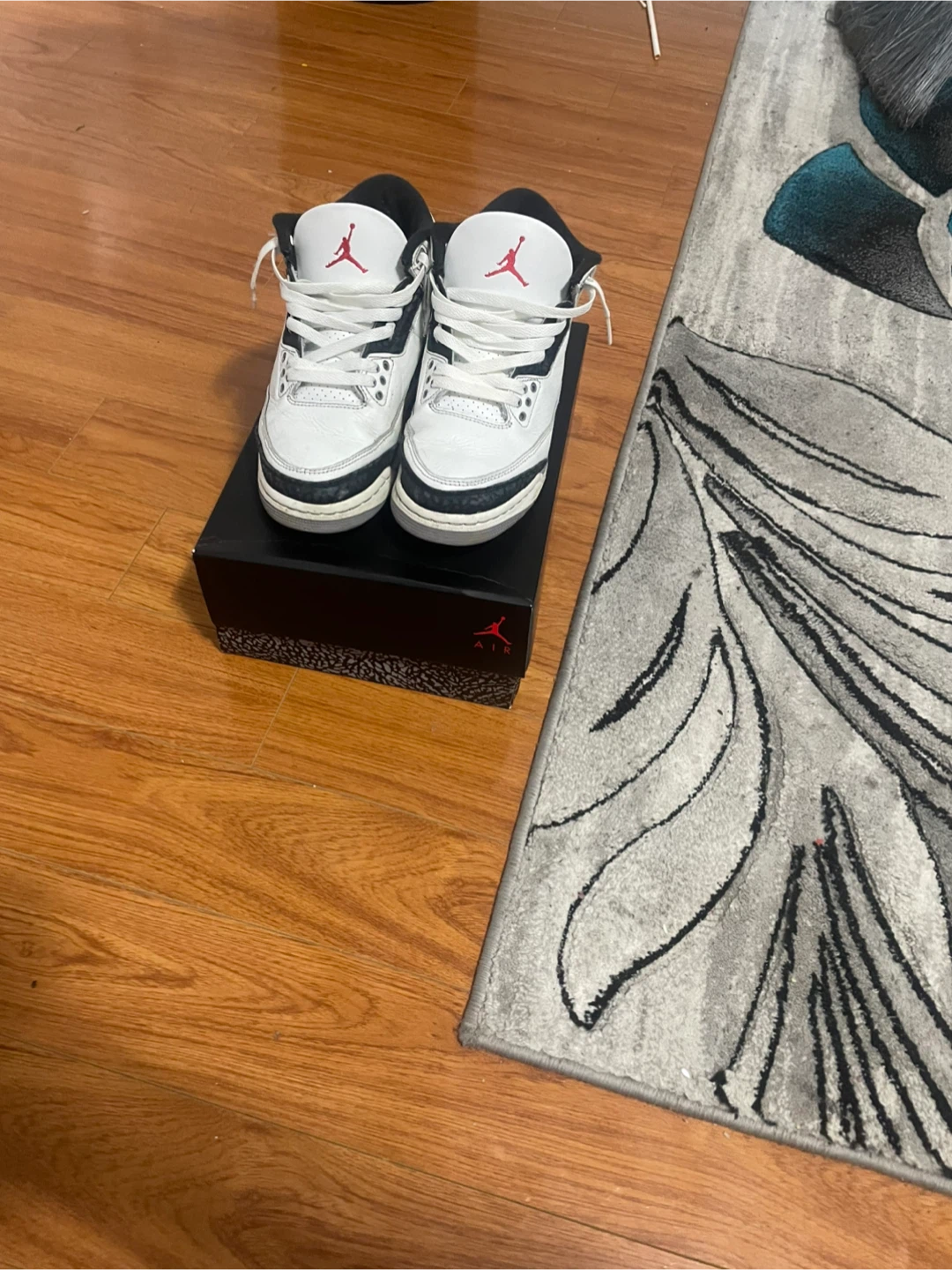 Air Jordan 3 Retro (GS) Summit White/light purple