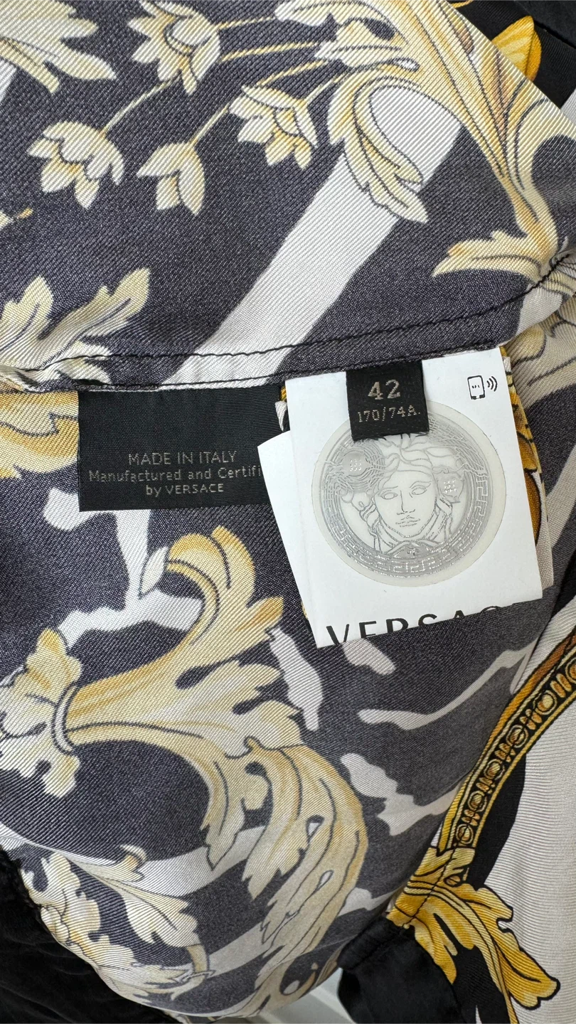 Authentic Versace Print Pleated Skirt Size 42 - photo 2